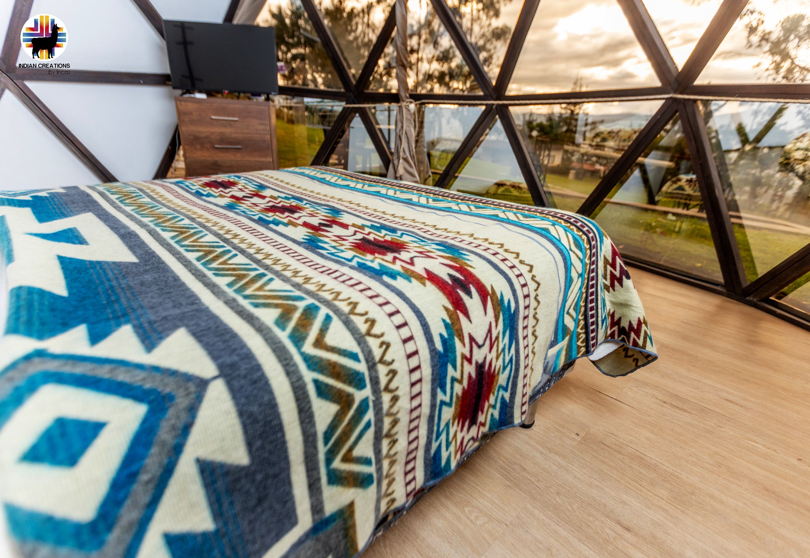 The Nile Alpaca Blanket
