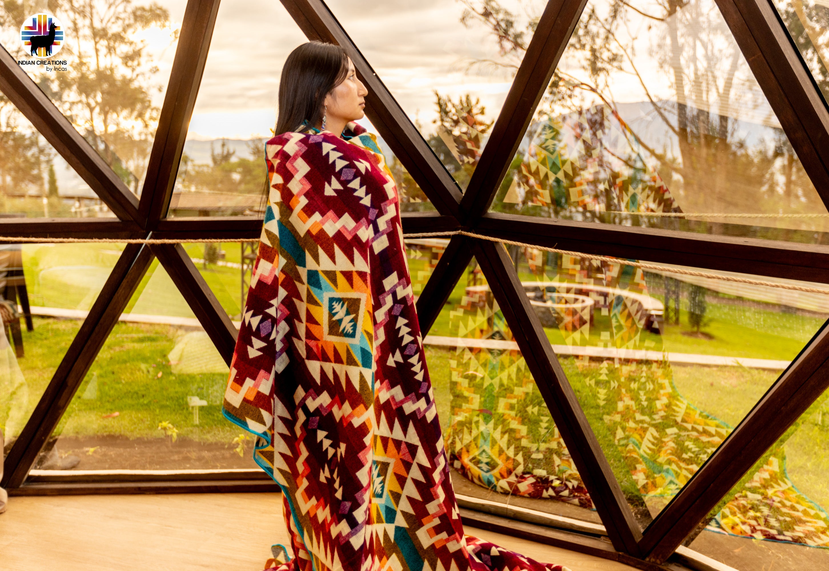 KING SIZE and Heavy-Duty Alpaca Blanket (The Seven Colors).