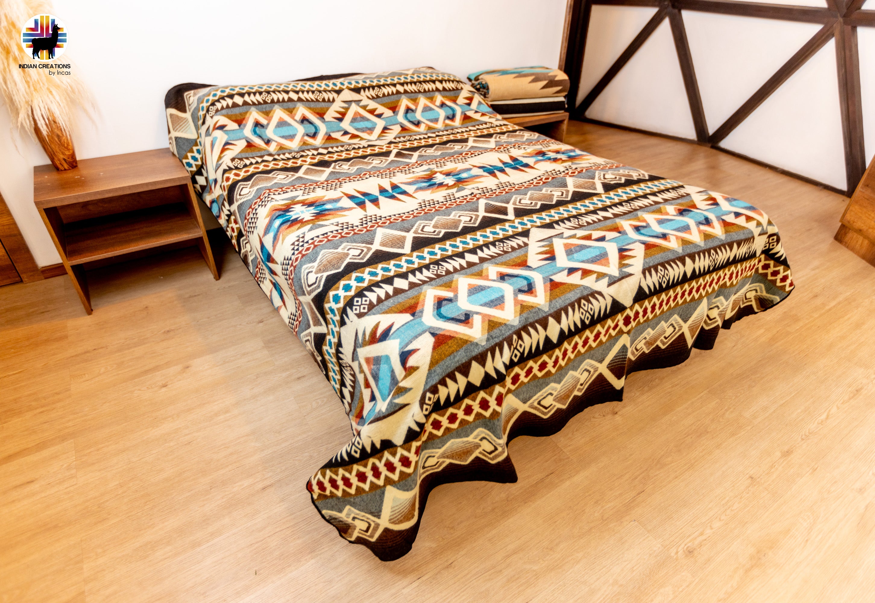 KING SIZE and Heavy-Duty Alpaca Blanket (Peace in the Valley).