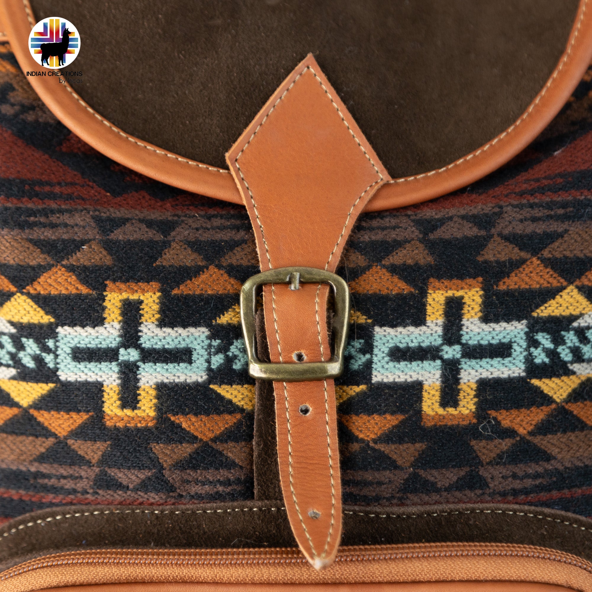 Beautiful Leather Backpack. Handcrafted by Indigenous Hands. Lightweight Rucksack Backpack. Hippie & Bohemian Style.FREE SHIPPING!Gift Ideas