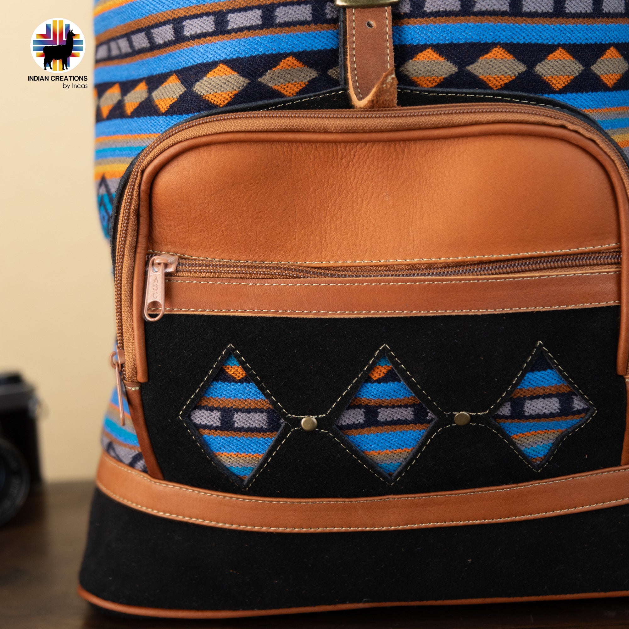 Beautiful Leather Backpack. Handcrafted by Indigenous Hands. Lightweight Rucksack Backpack. Hippie & Bohemian Style.FREE SHIPPING!Gift Ideas