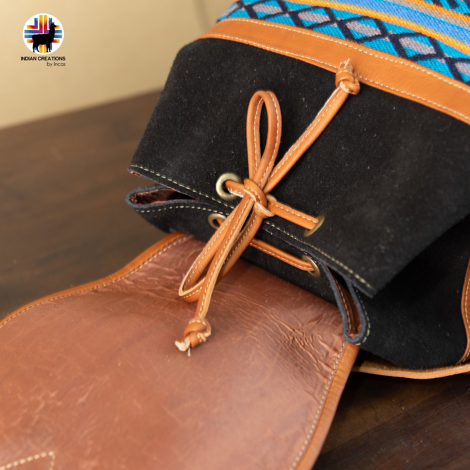 Beautiful Leather Backpack. Handcrafted by Indigenous Hands. Lightweight Rucksack Backpack. Hippie & Bohemian Style.FREE SHIPPING!Gift Ideas
