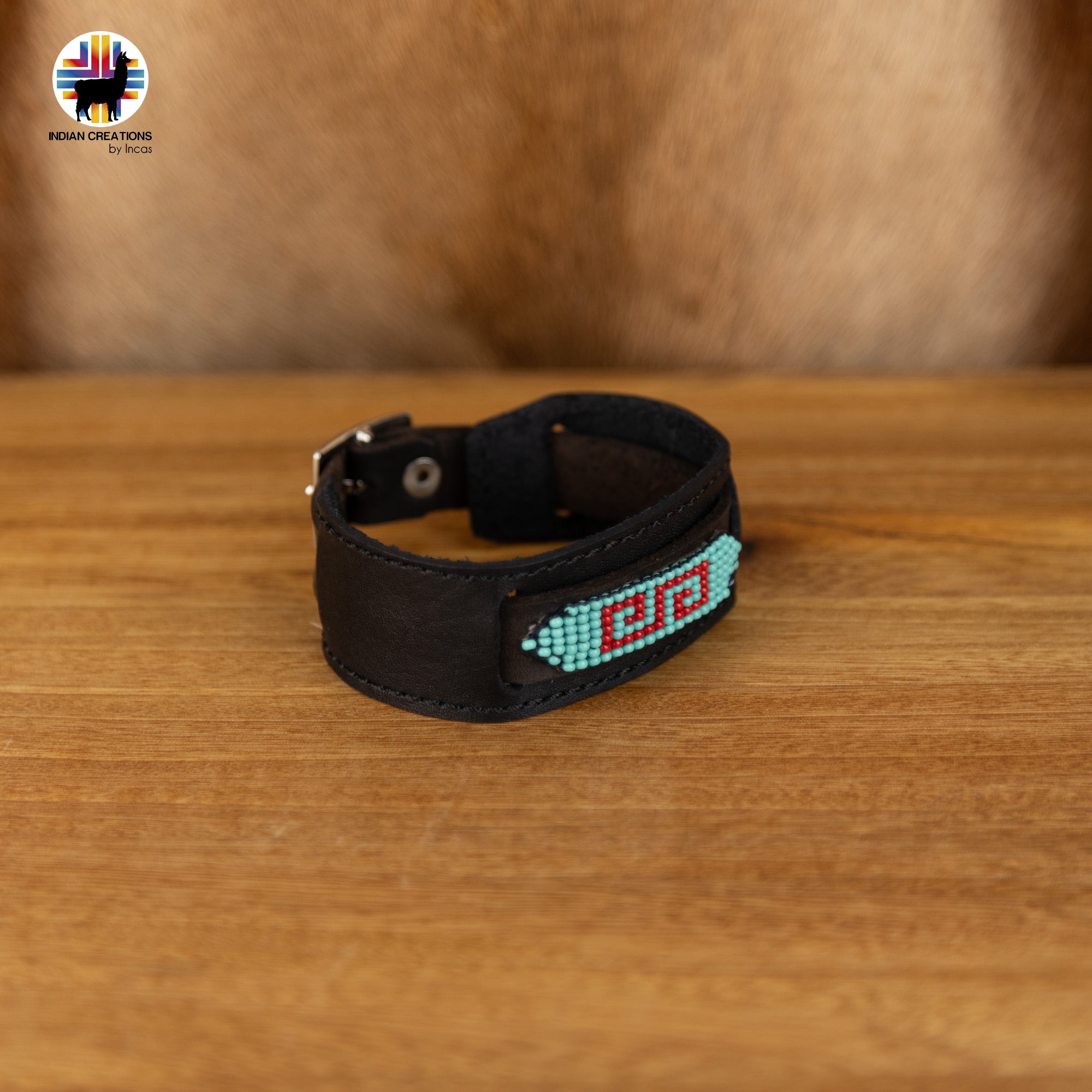 Beaded Cuff Bracelets. Handmade by Indigenous Hands. Leather Bracelets. Beaded Bracelets. Unisex.  Adjustable Strap.