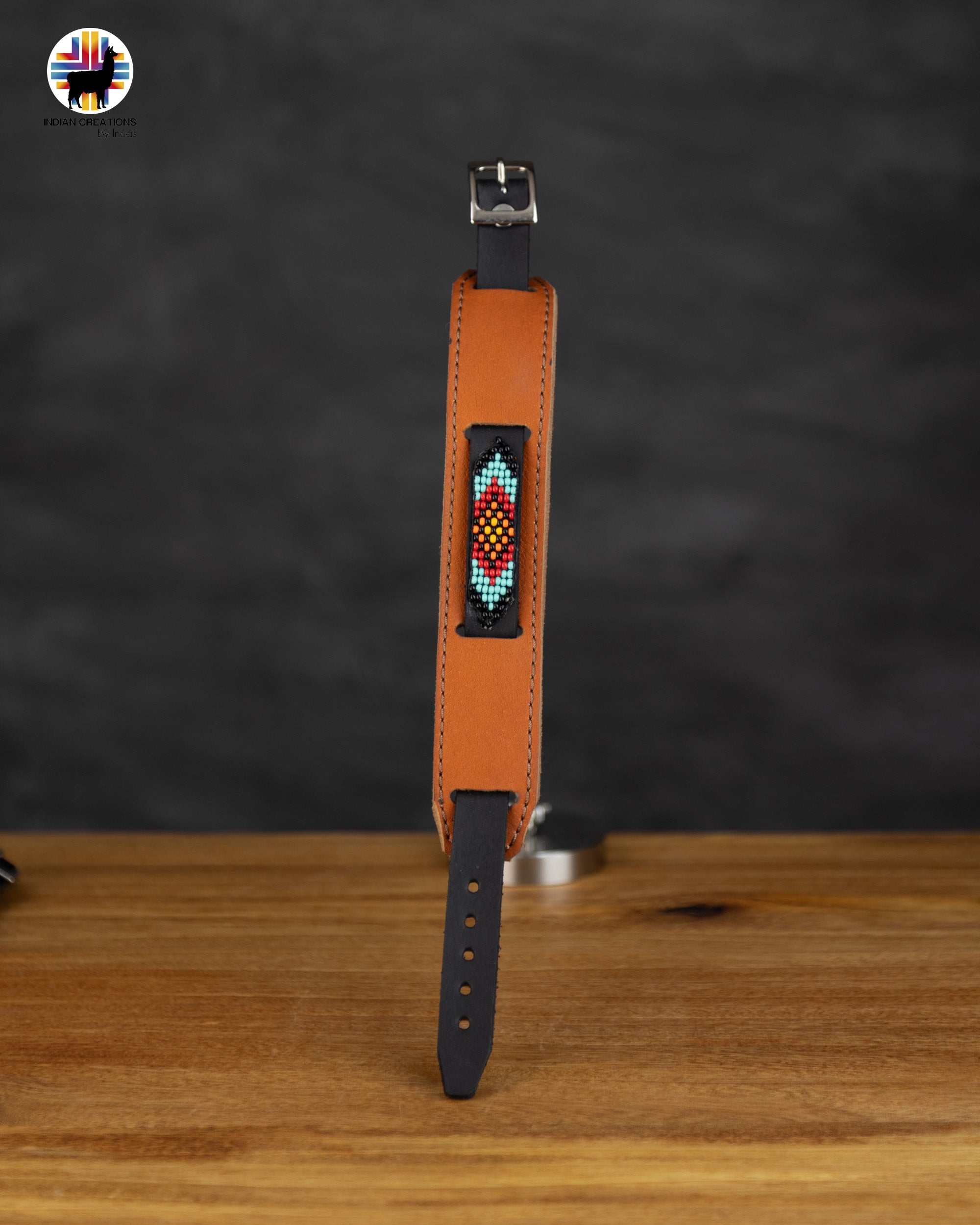 Beaded Cuff Bracelets. Handmade by Indigenous Hands. Leather Bracelets. Beaded Bracelets. Unisex.  Adjustable Strap.