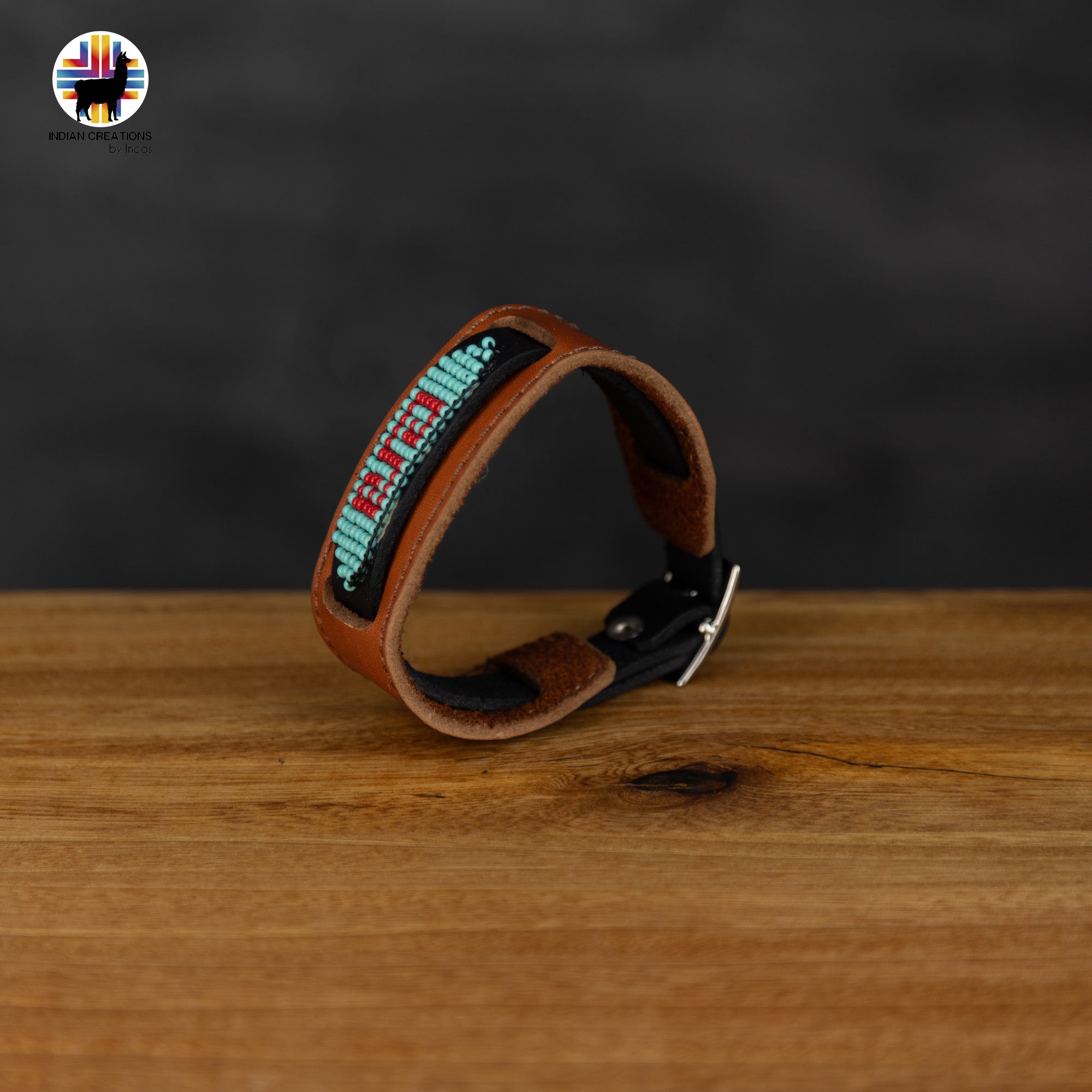 Beaded Cuff Bracelets. Handmade by Indigenous Hands. Leather Bracelets. Beaded Bracelets. Unisex.  Adjustable Strap.