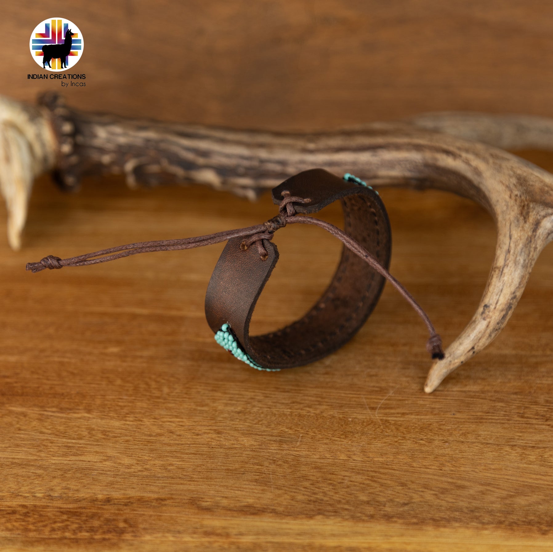 Beaded Cuff Bracelets. Handmade by Indigenous Hands. Leather Bracelets. Beaded Bracelets. Unisex.  Adjustable Strap.