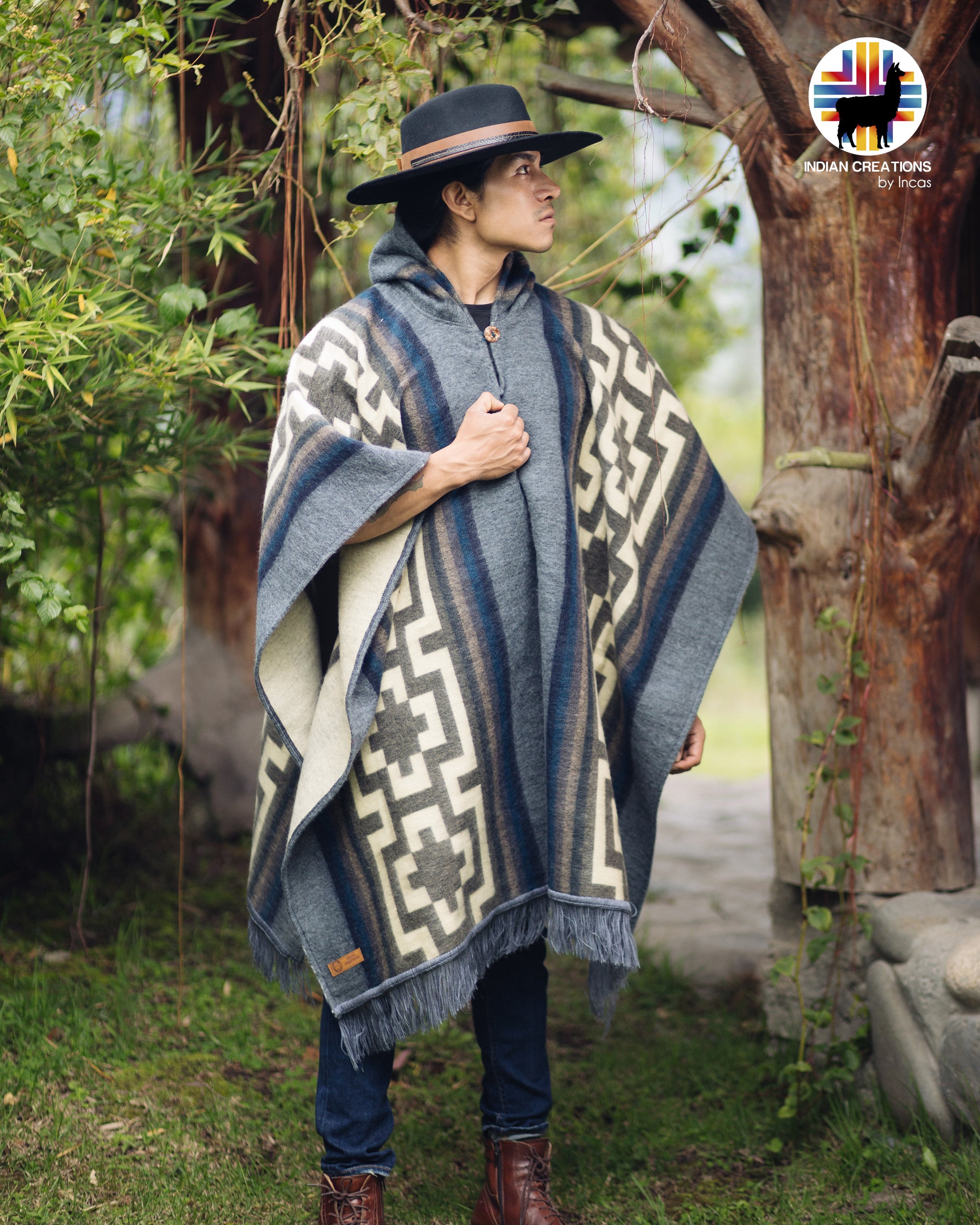 Kingbird Alpaca Poncho