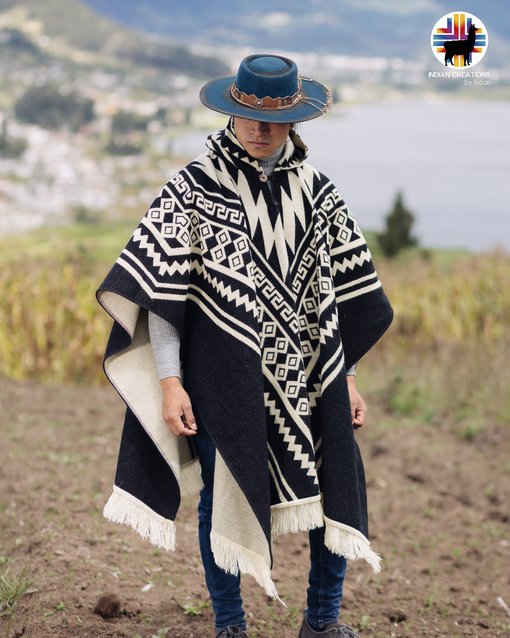 Mystic Forest II Alpaca Poncho