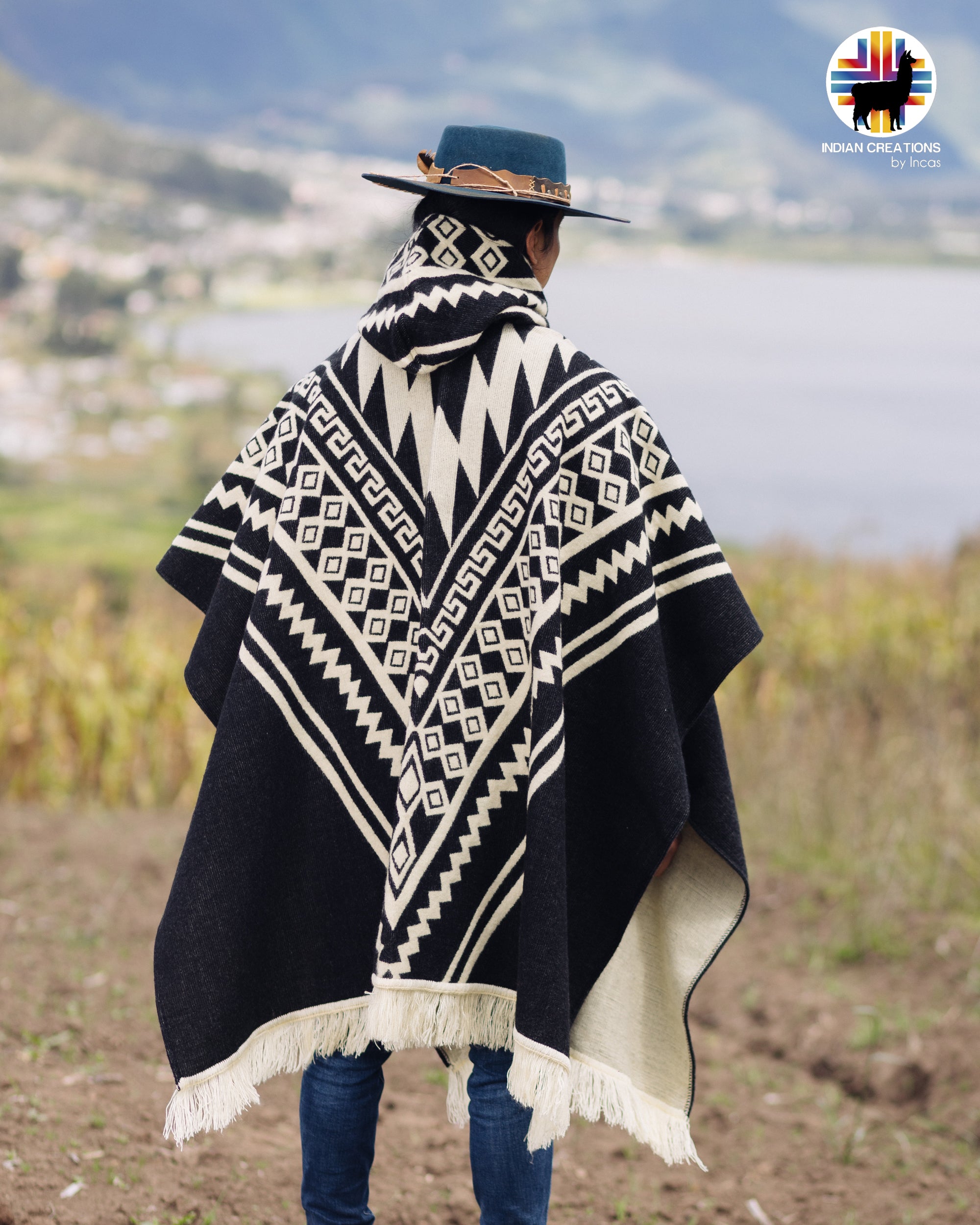 Mystic Forest II Alpaca Poncho
