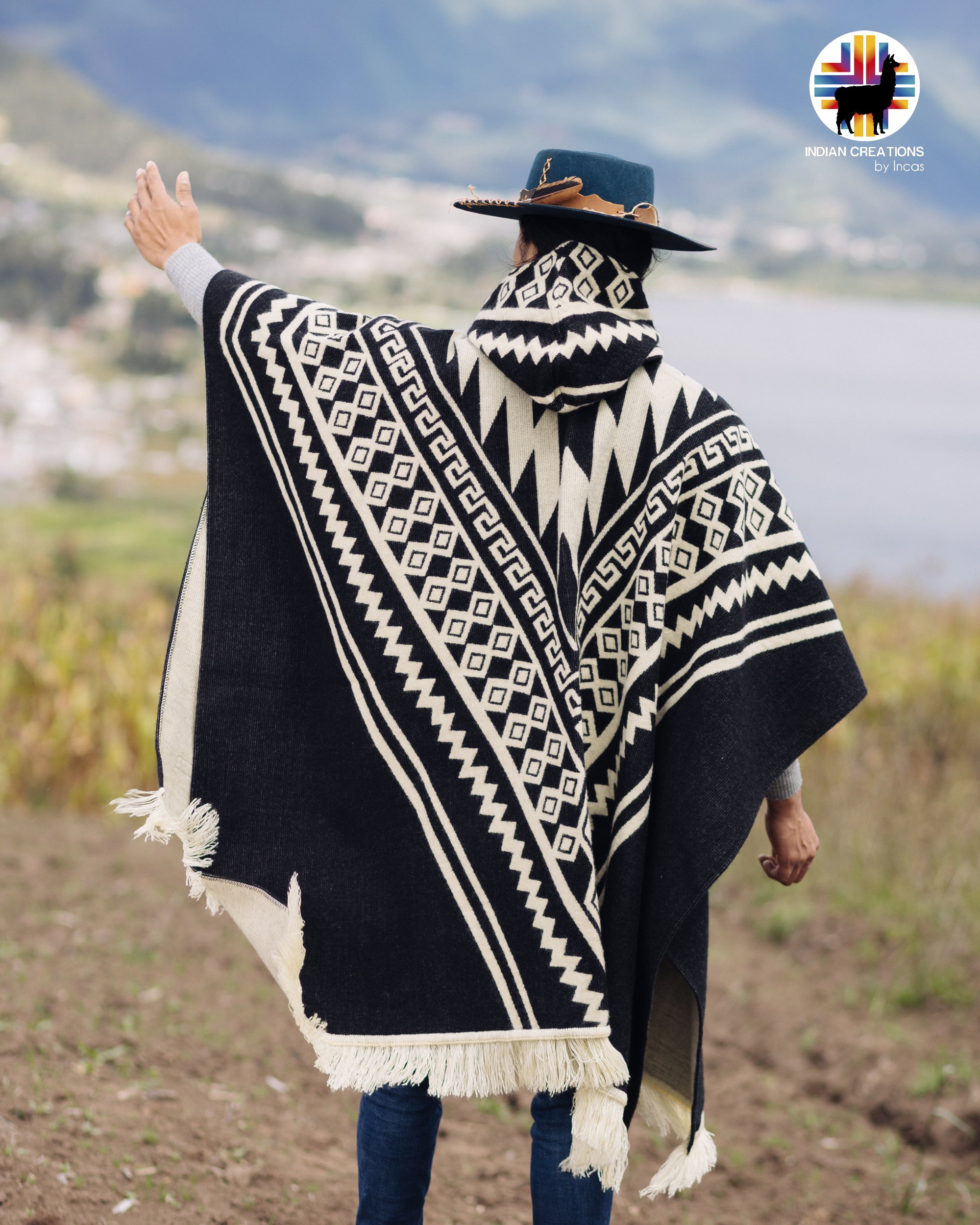 Mystic Forest II Alpaca Poncho