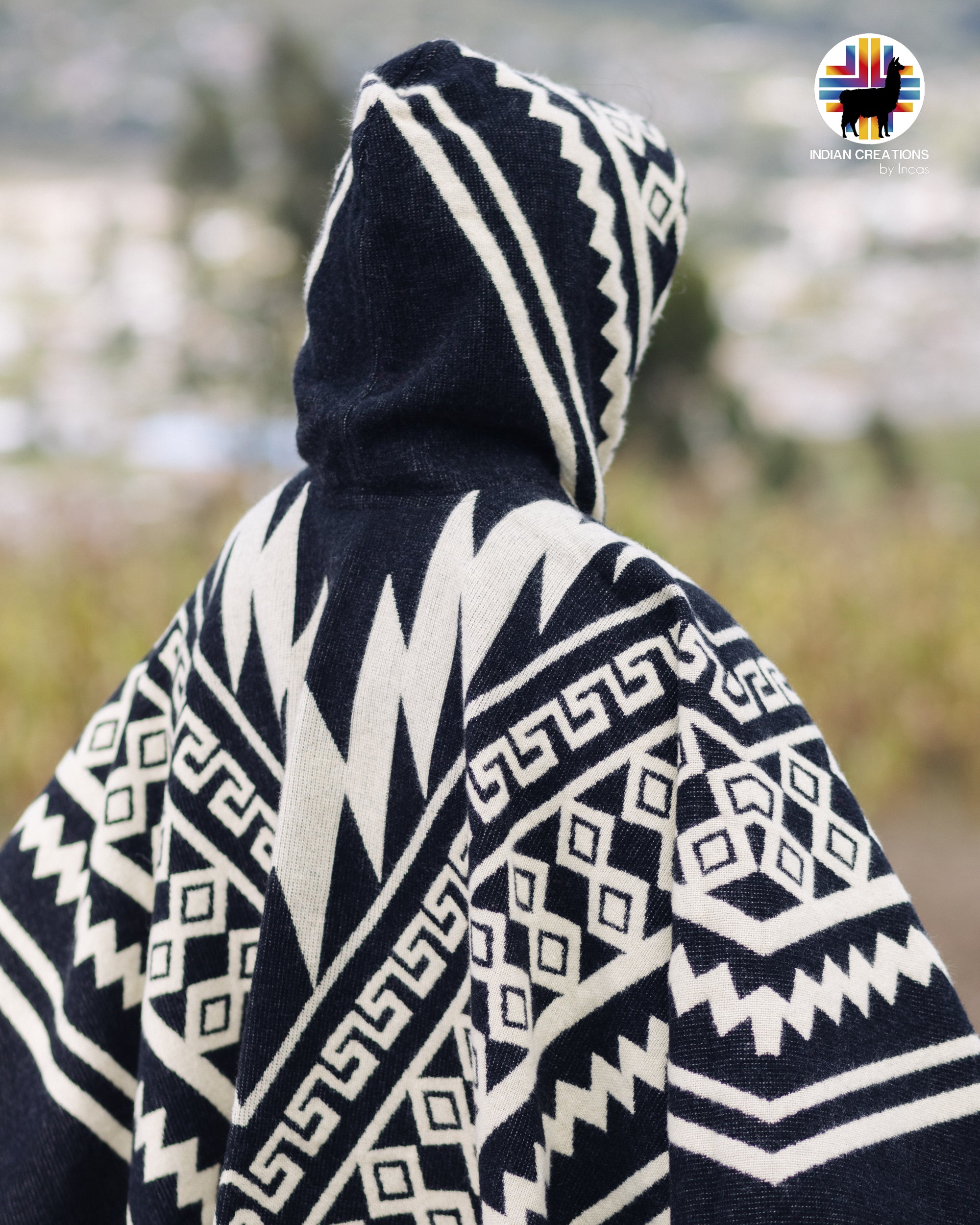 Mystic Forest II Alpaca Poncho