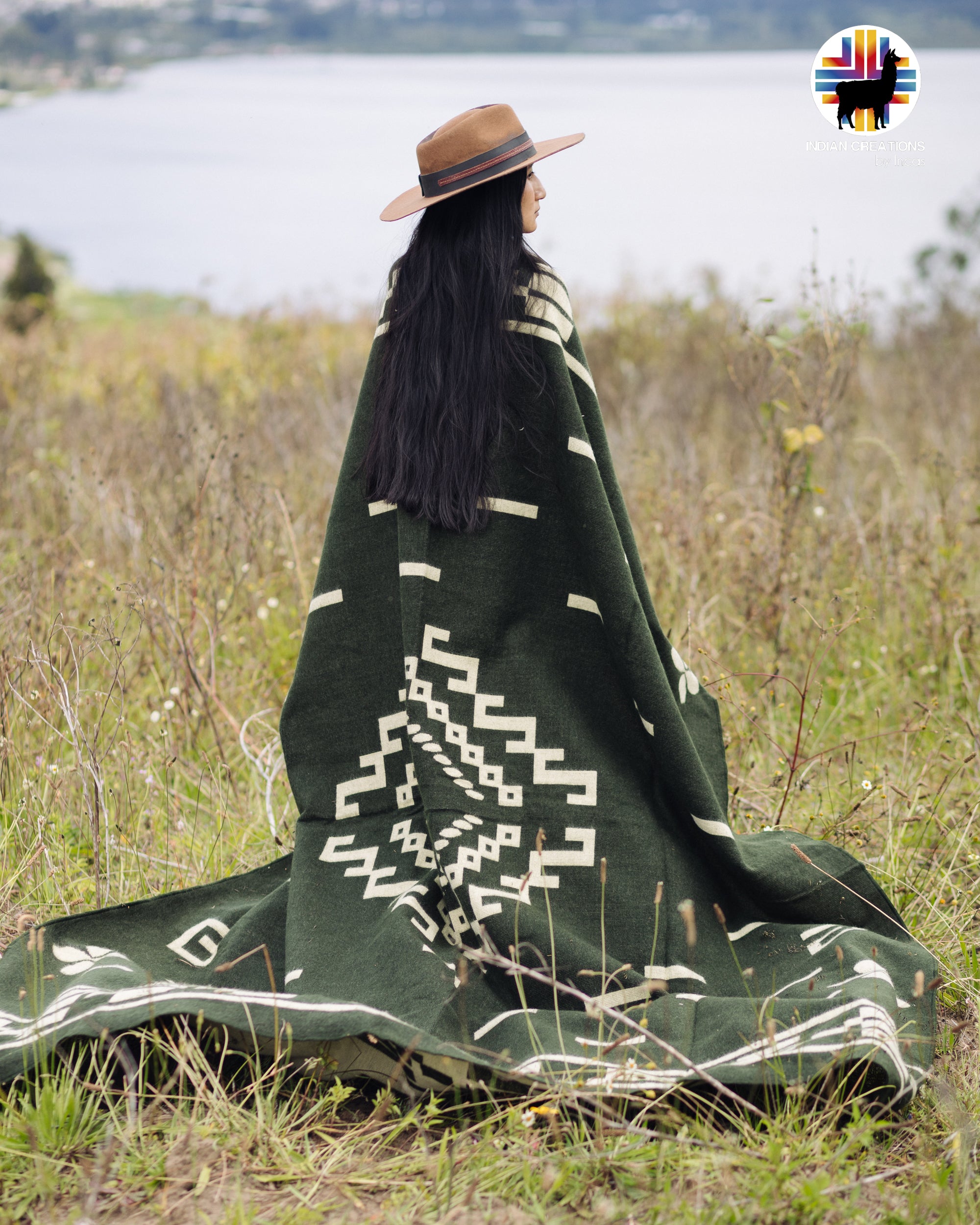 KING SIZE and Heavy-Duty Alpaca Blanket (Chrysanthemum)