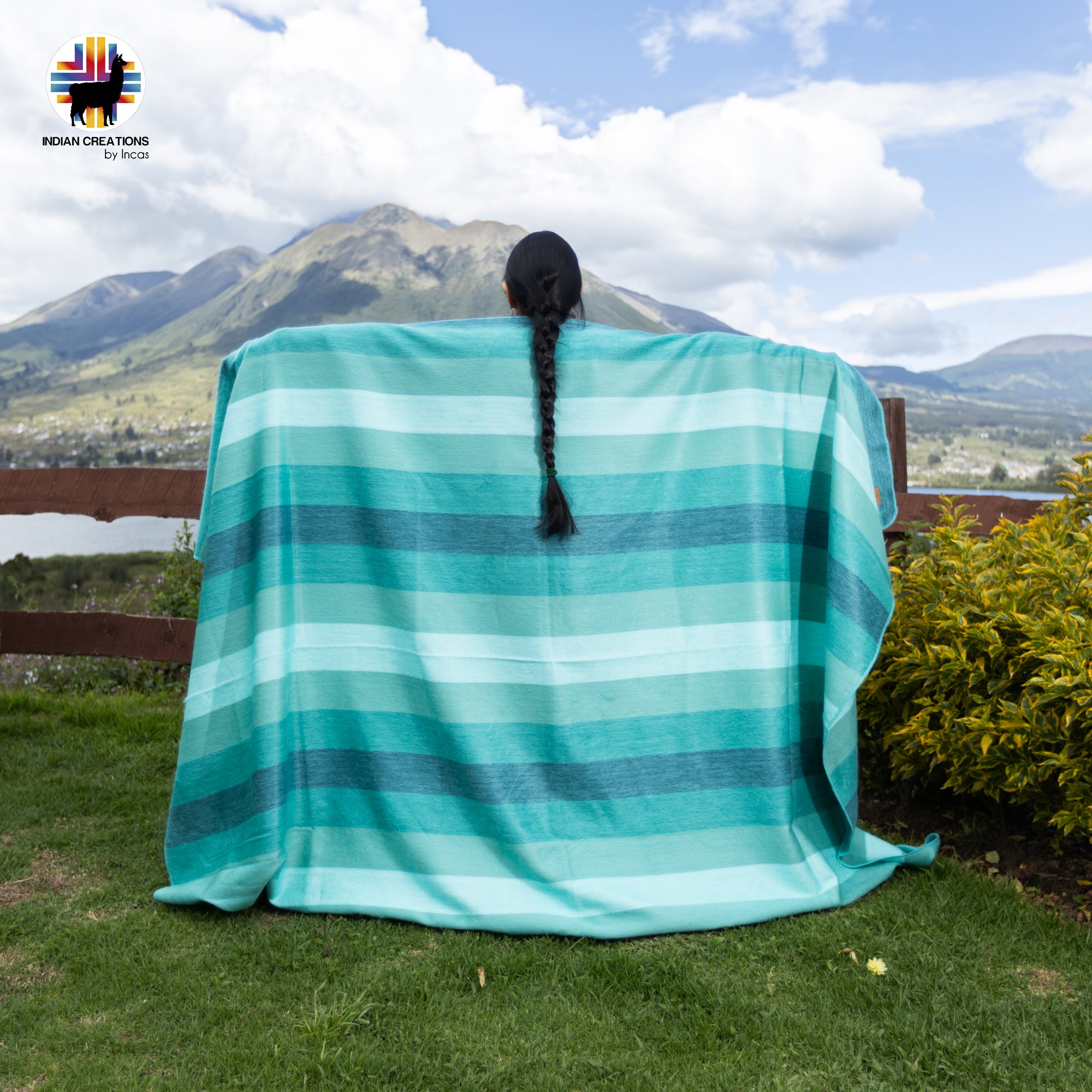 Kane Lake Baby Alpaca Wool Blanket. Lightweight.