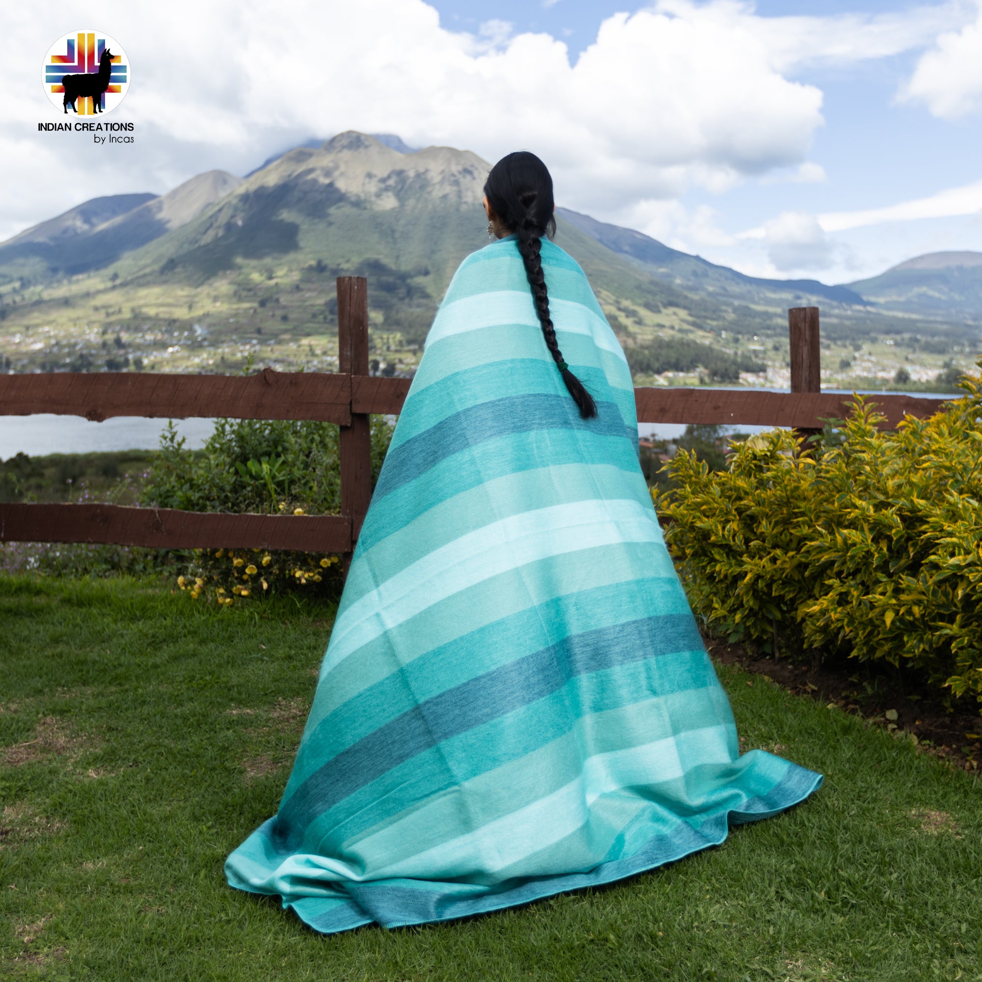 Kane Lake Baby Alpaca Wool Blanket. Lightweight.