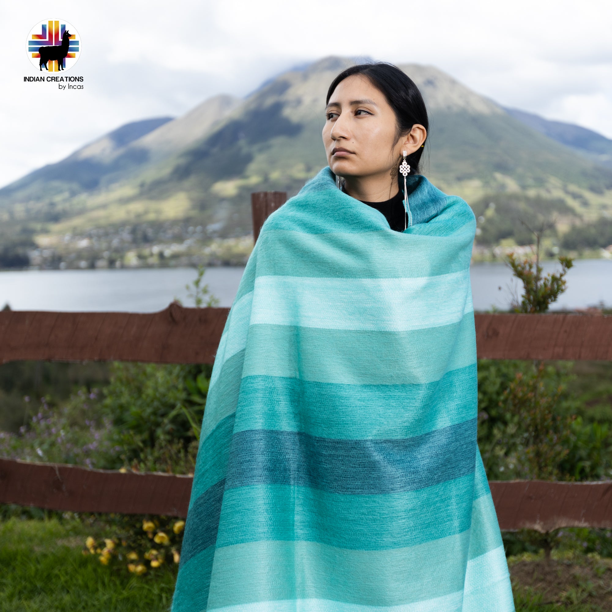Kane Lake Baby Alpaca Wool Blanket. Lightweight.