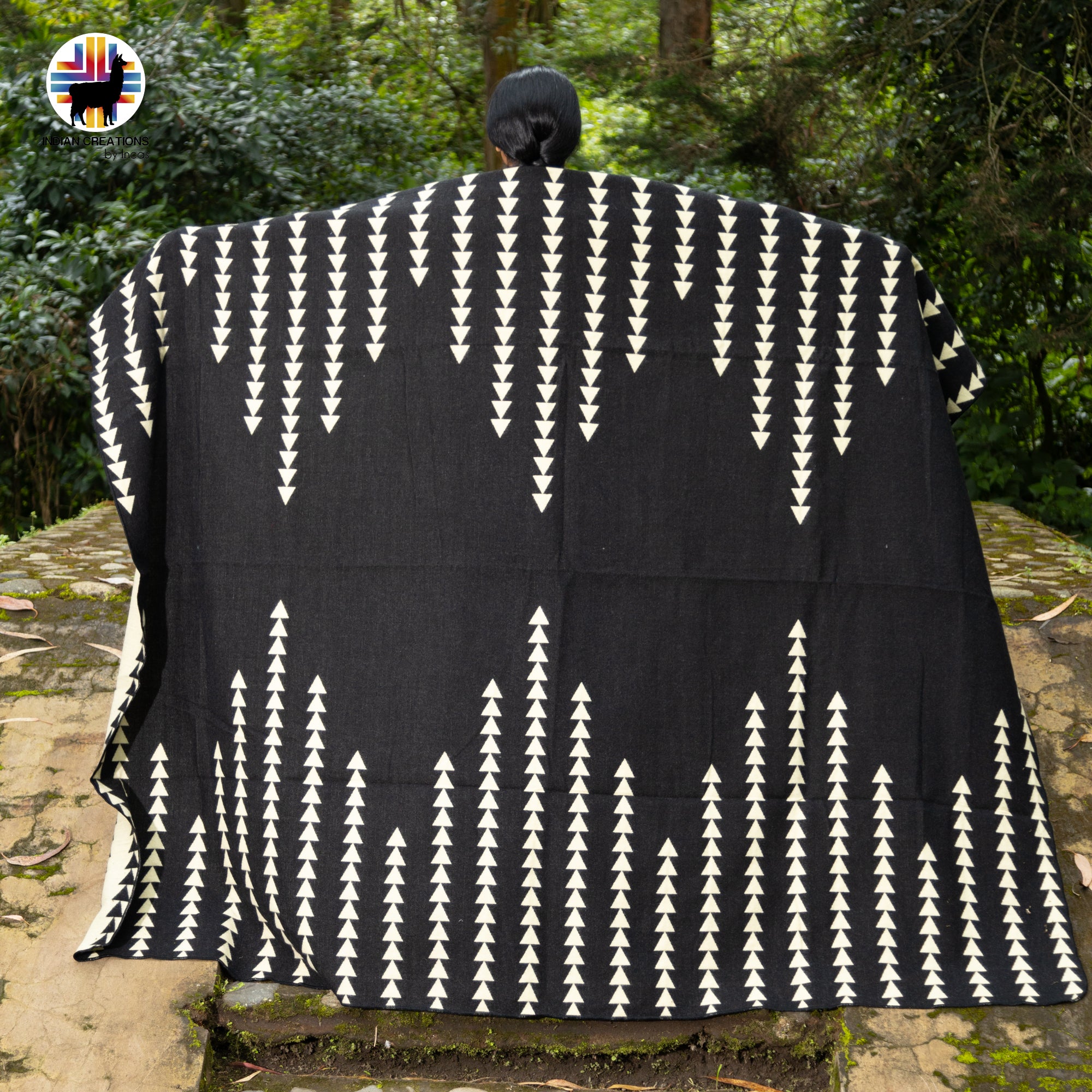 Tacca chantieri Handmade Alpaca Wool Blanket. Queen Size.