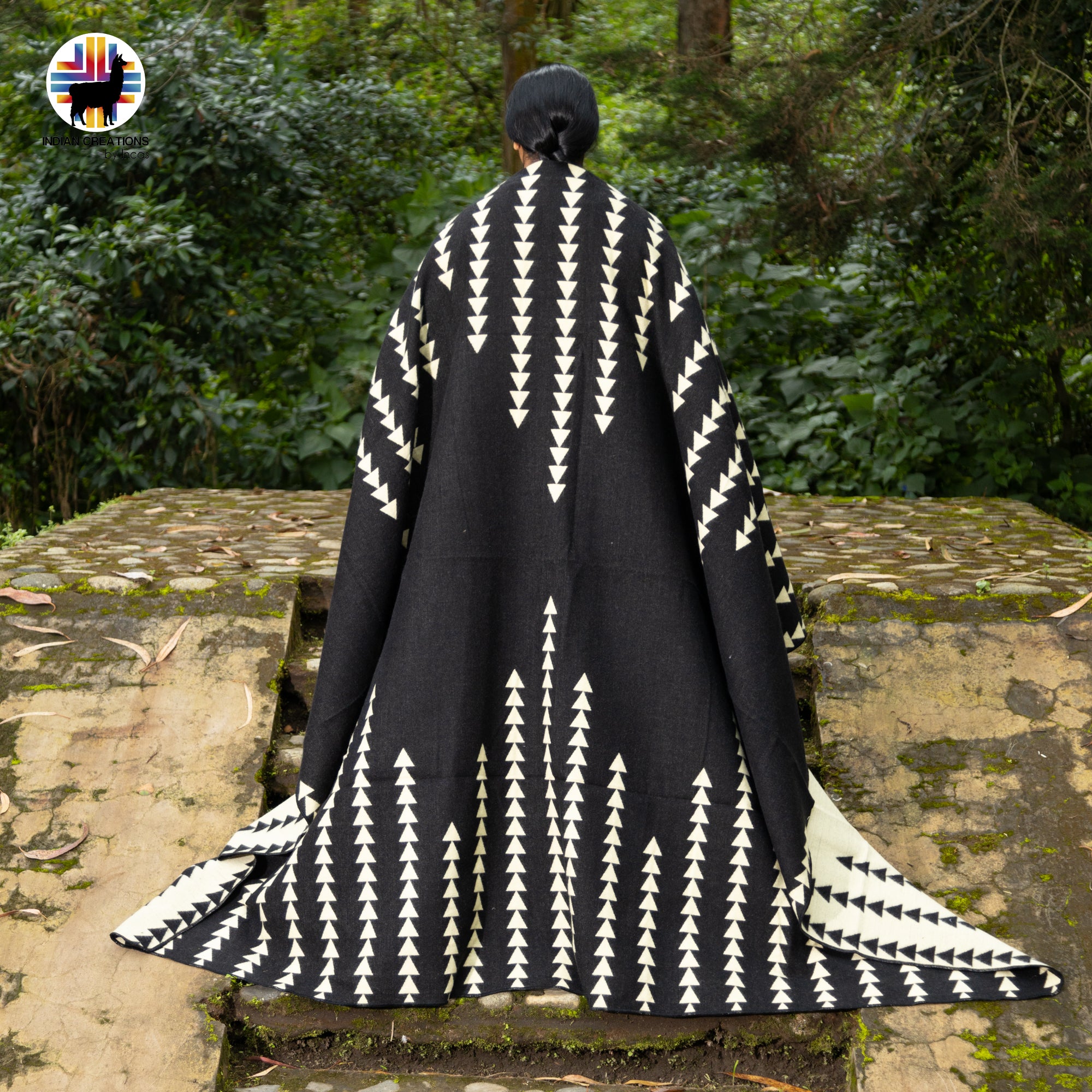 Tacca chantieri Handmade Alpaca Wool Blanket. Queen Size.