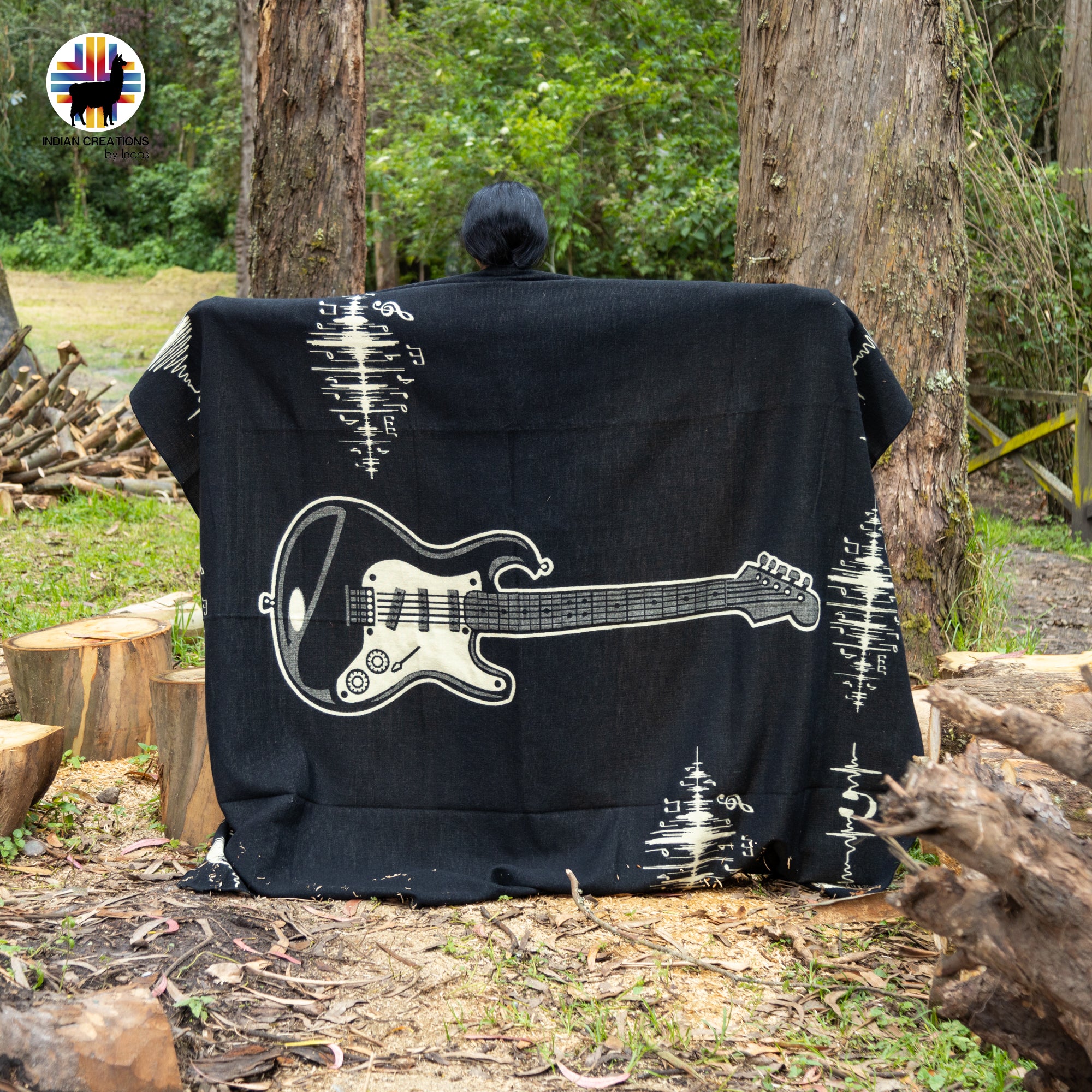 The Vibes Handmade Alpaca Wool Blanket. Queen Size.