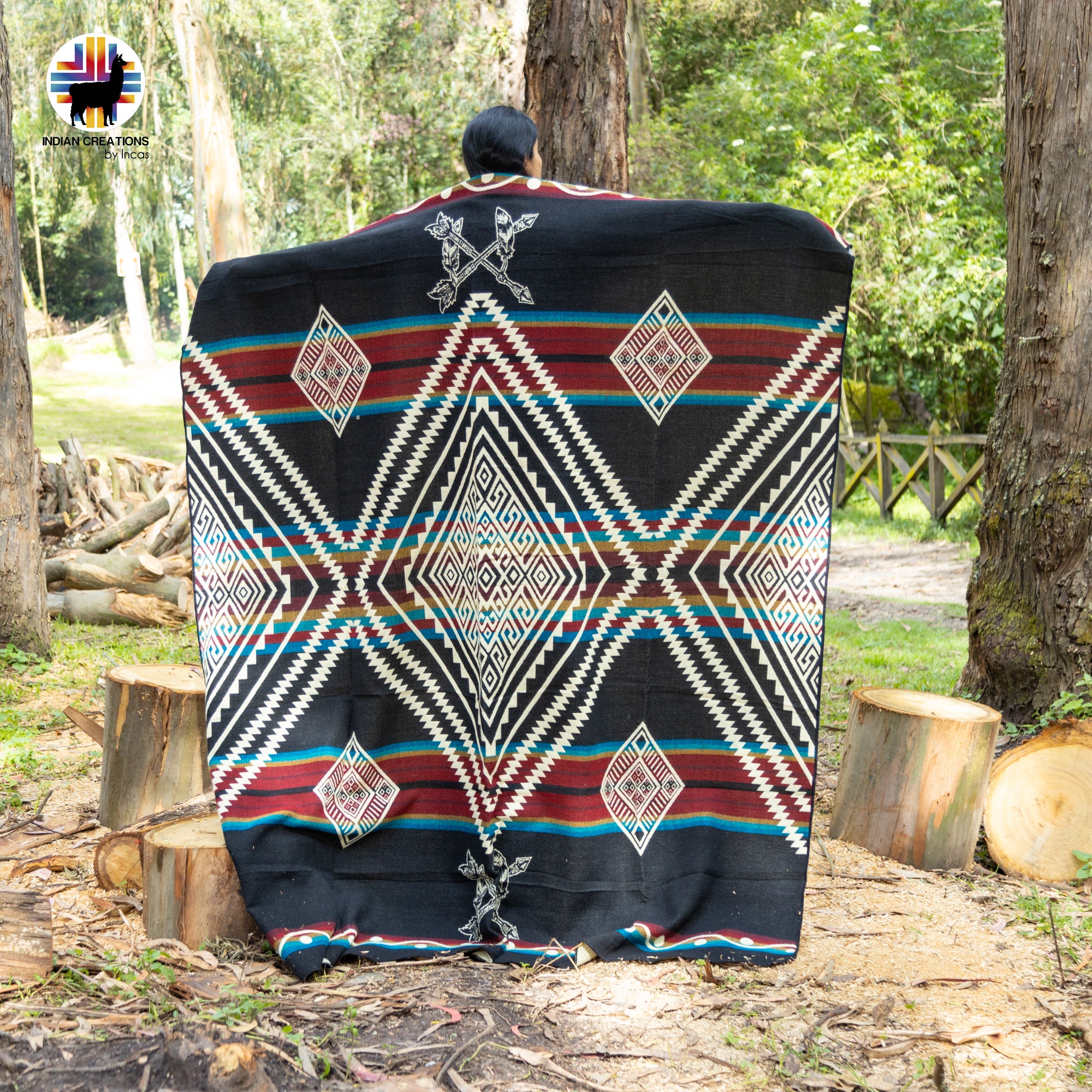 Surfinia Handmade Alpaca Wool Blanket. Queen Size.