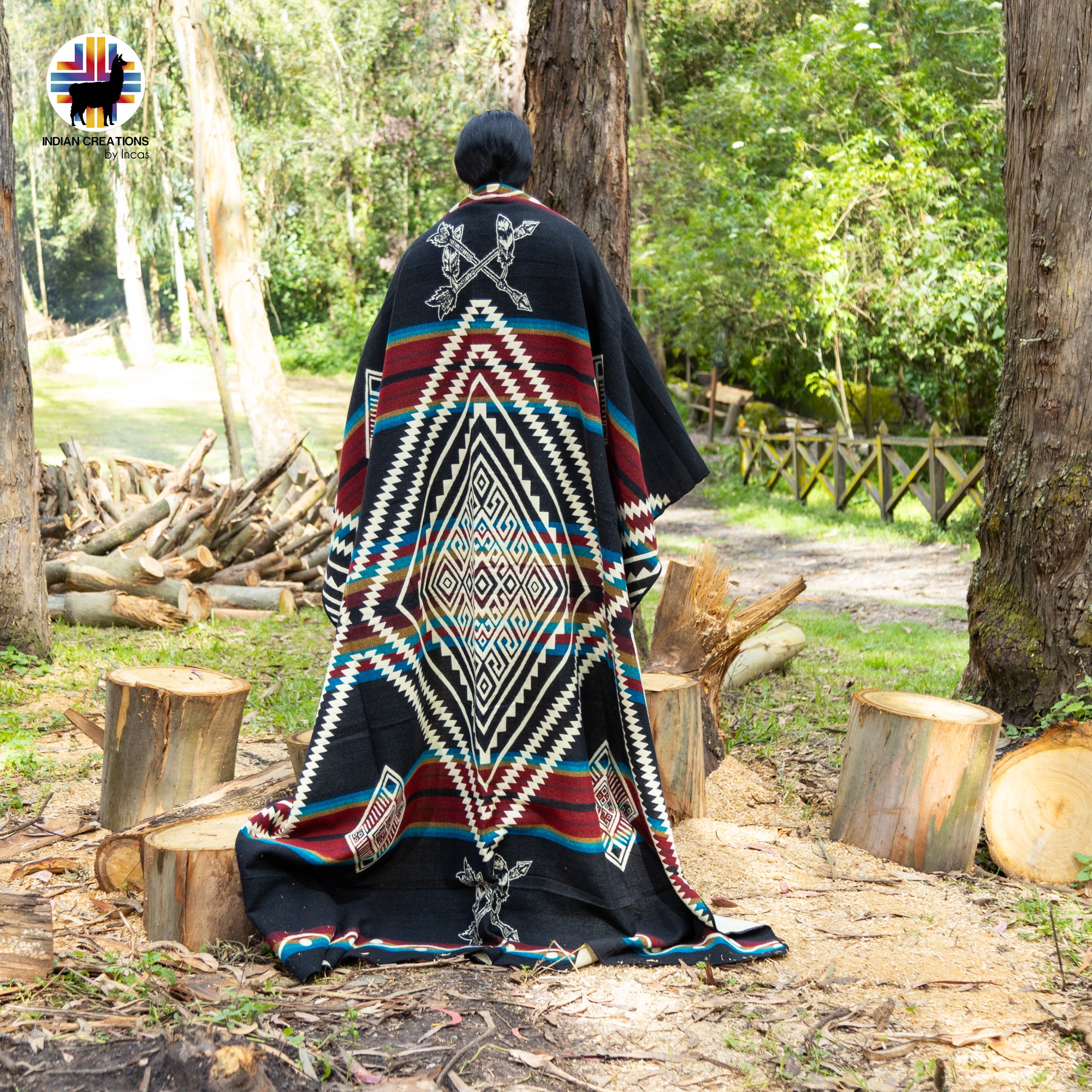 Surfinia Handmade Alpaca Wool Blanket. Queen Size.