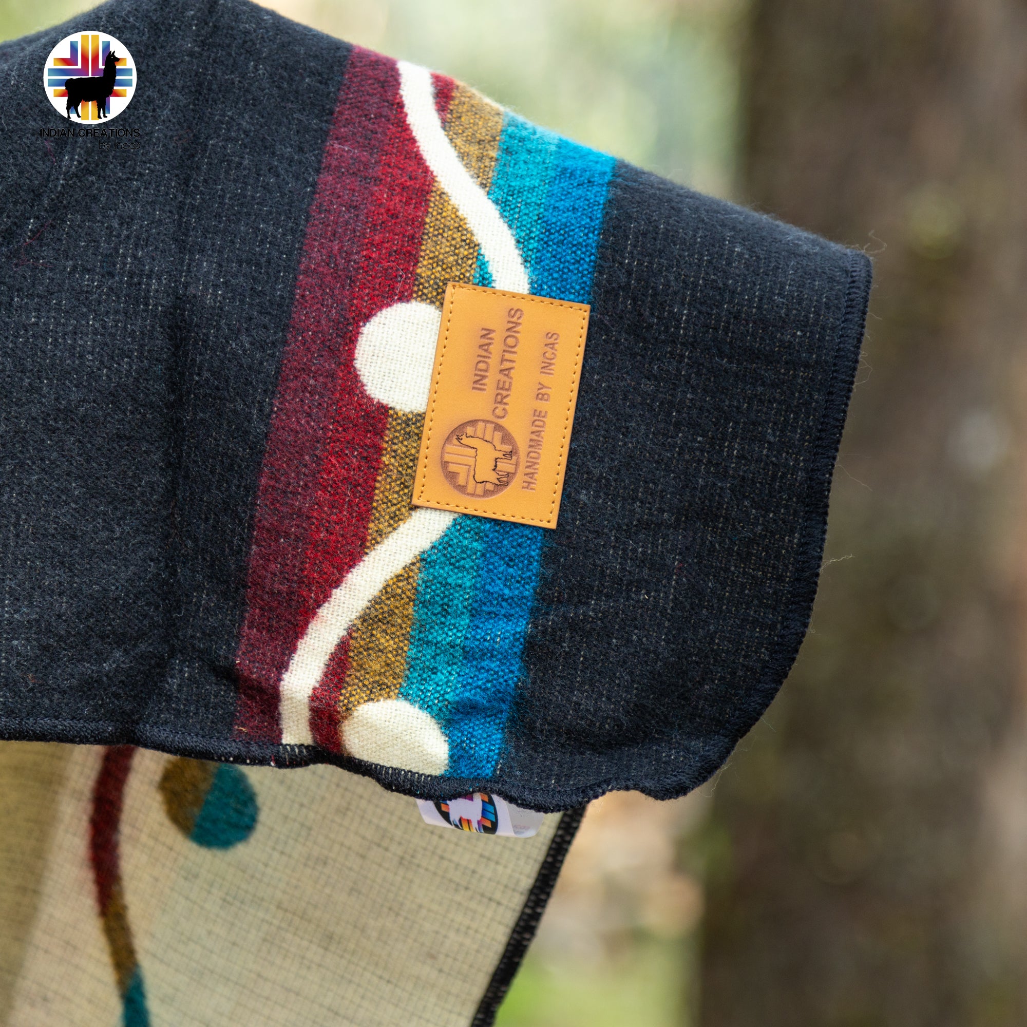 Surfinia Handmade Alpaca Wool Blanket. Queen Size.