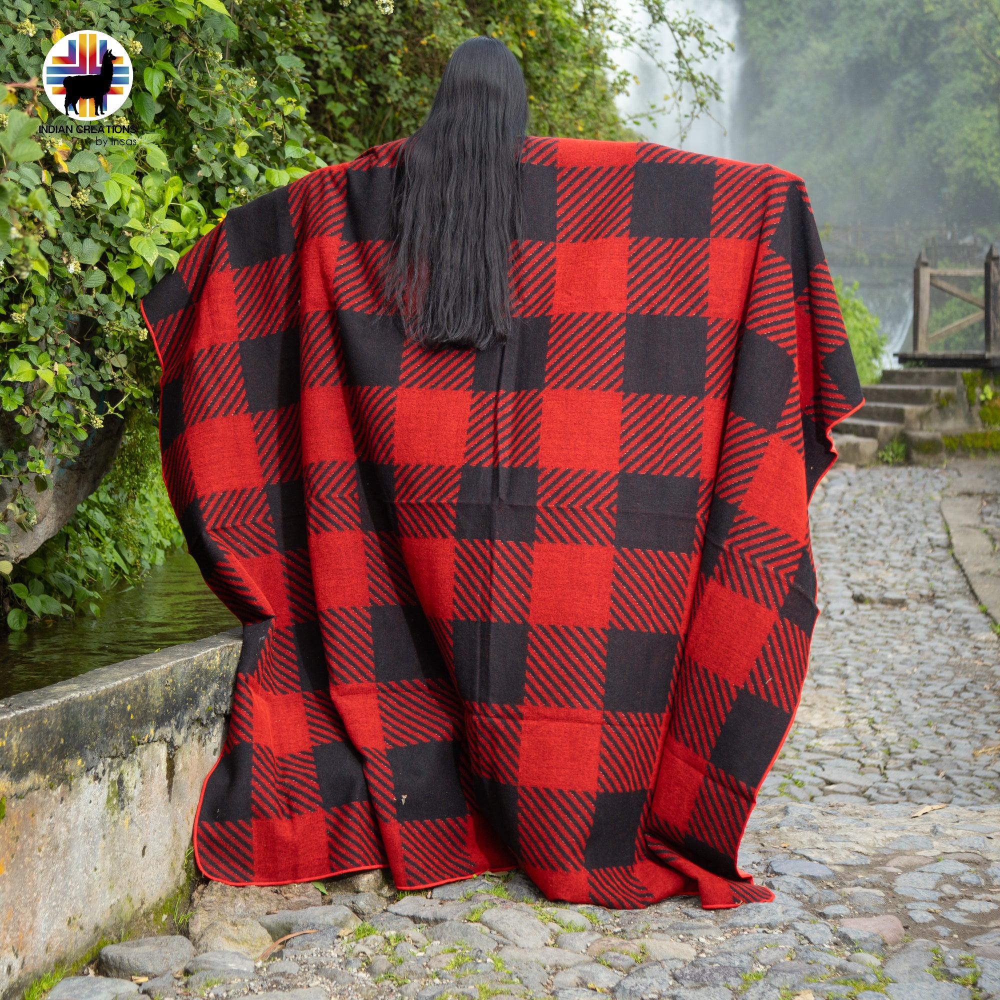 Queen's Gambit Handmade Alpaca Wool Blanket. Queen Size.