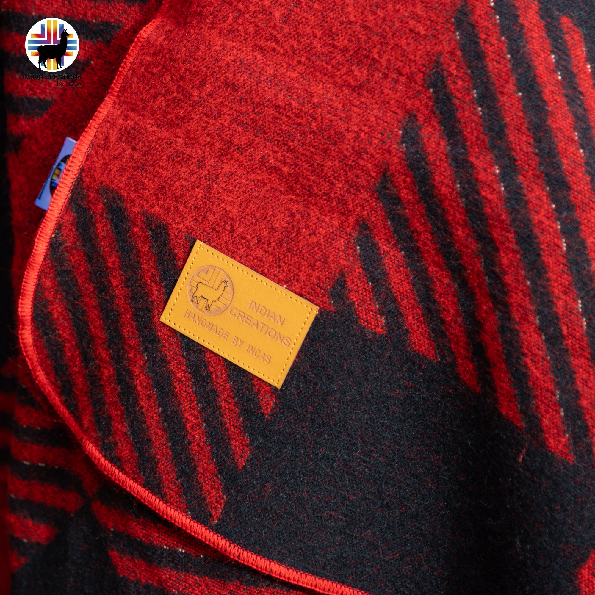 Queen's Gambit Handmade Alpaca Wool Blanket. Queen Size.