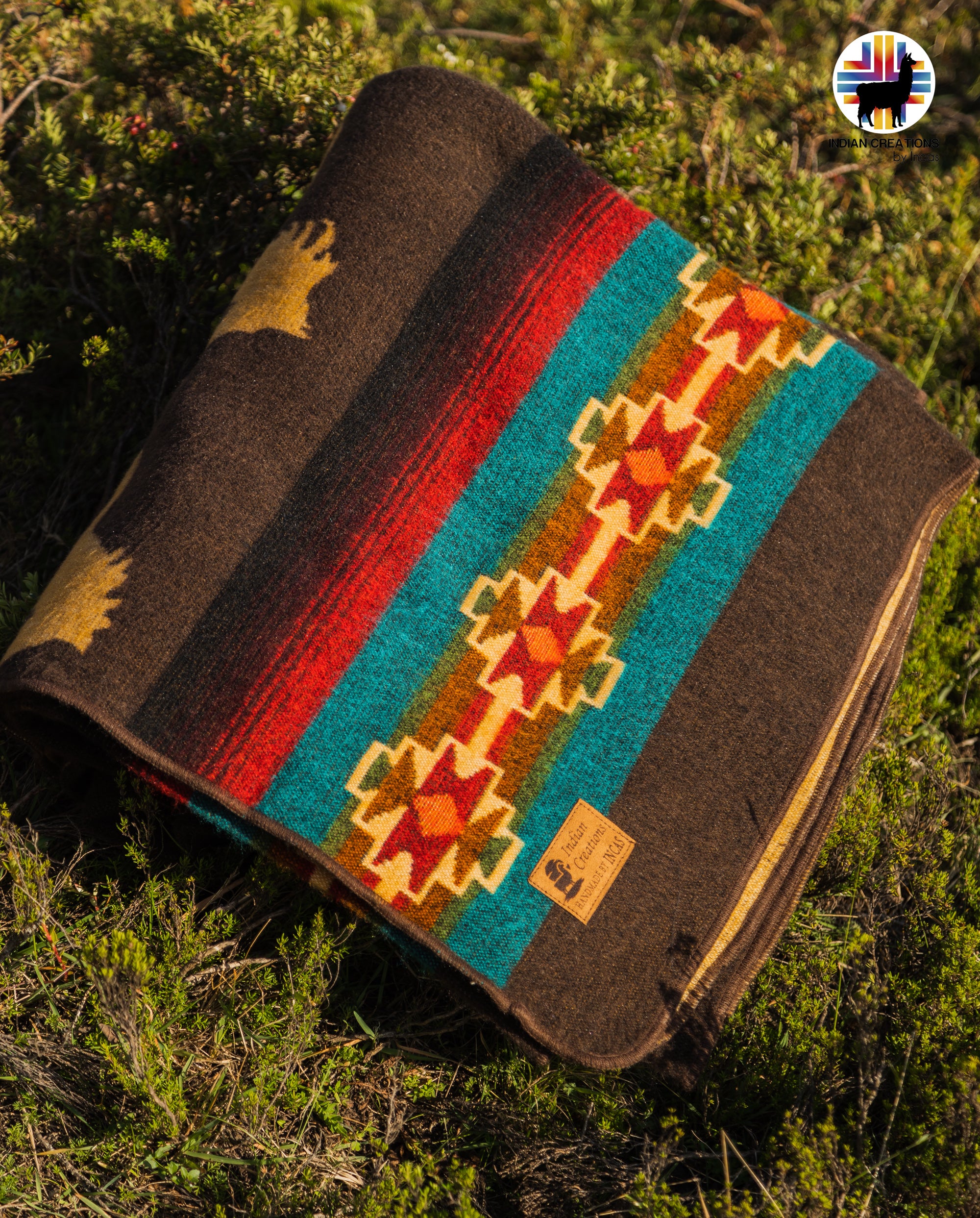 KING SIZE and Heavy-Duty Alpaca Blanket (Spirit Horse)