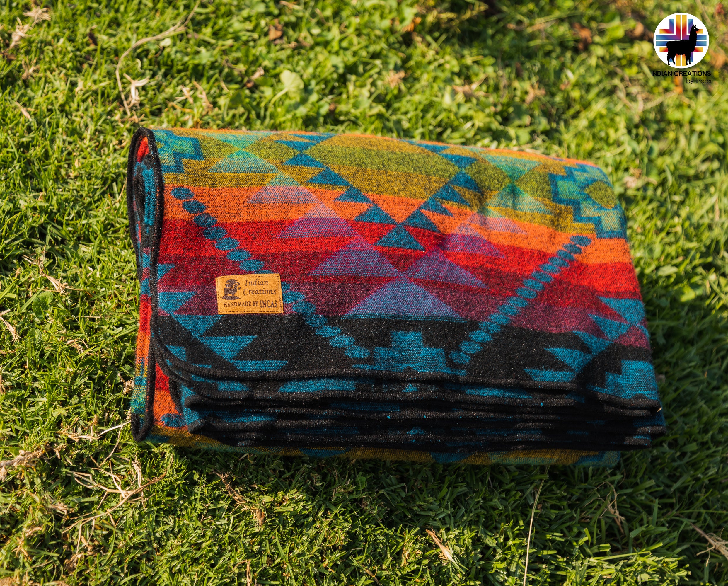 KING SIZE and Heavy-Duty Alpaca Blanket (Sunset Sky)