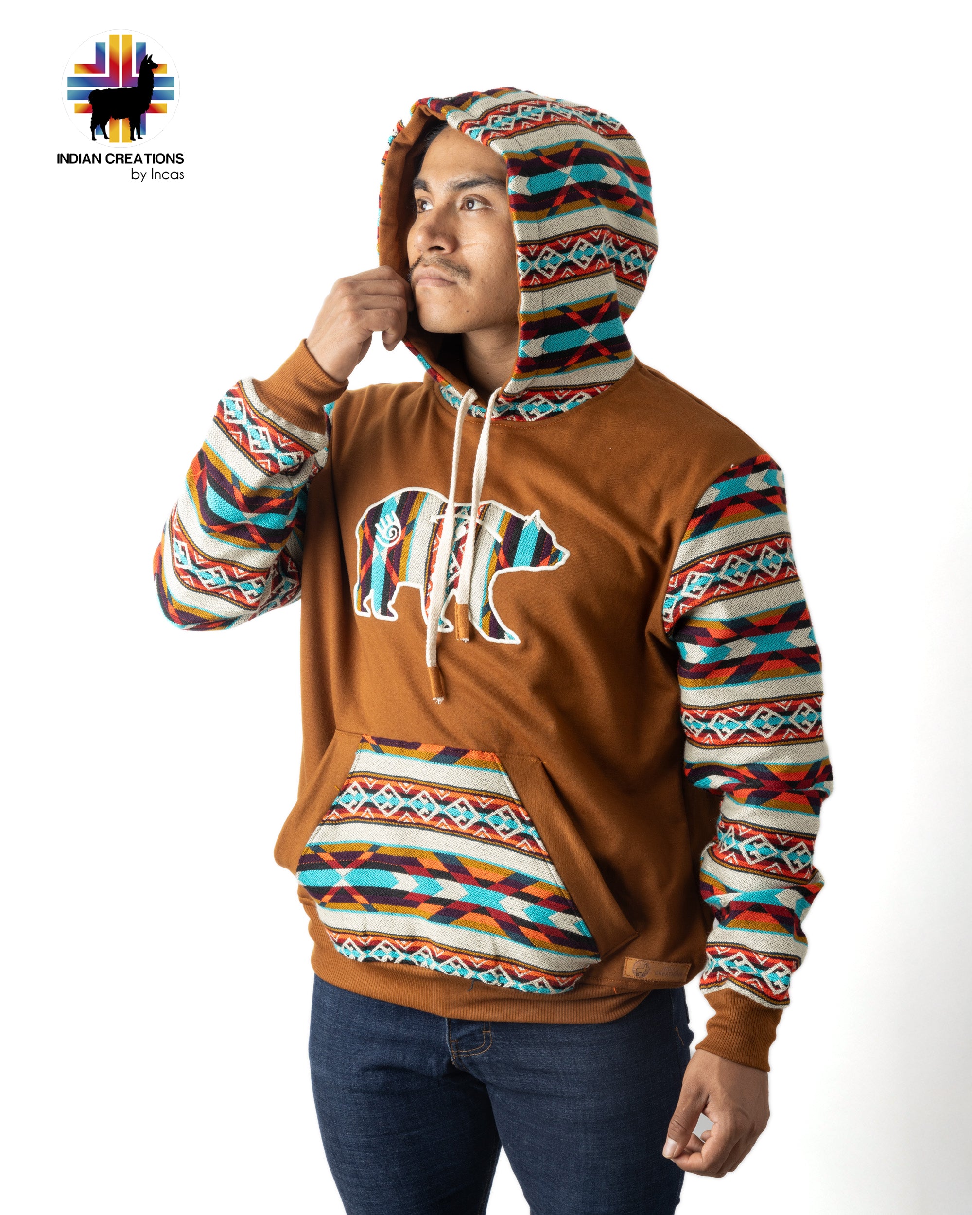 Cotton Hoodie. Handcrafted by Indigenous Hands.