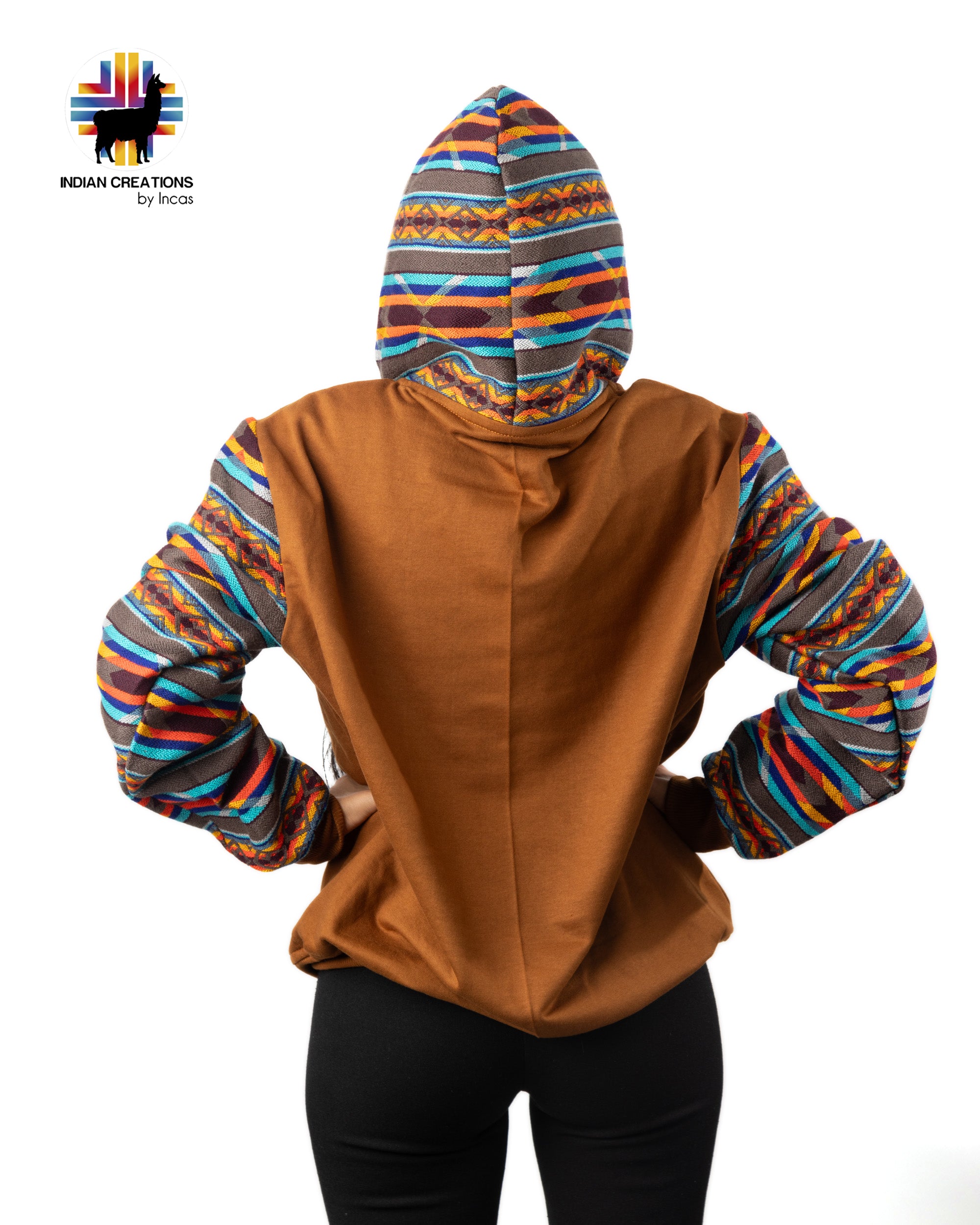 Cotton Hoodie. Handcrafted by Indigenous Hands. Super Soft with Hood. Unisex. Machine Washable. FREE SHIPPING! Gift Ideas