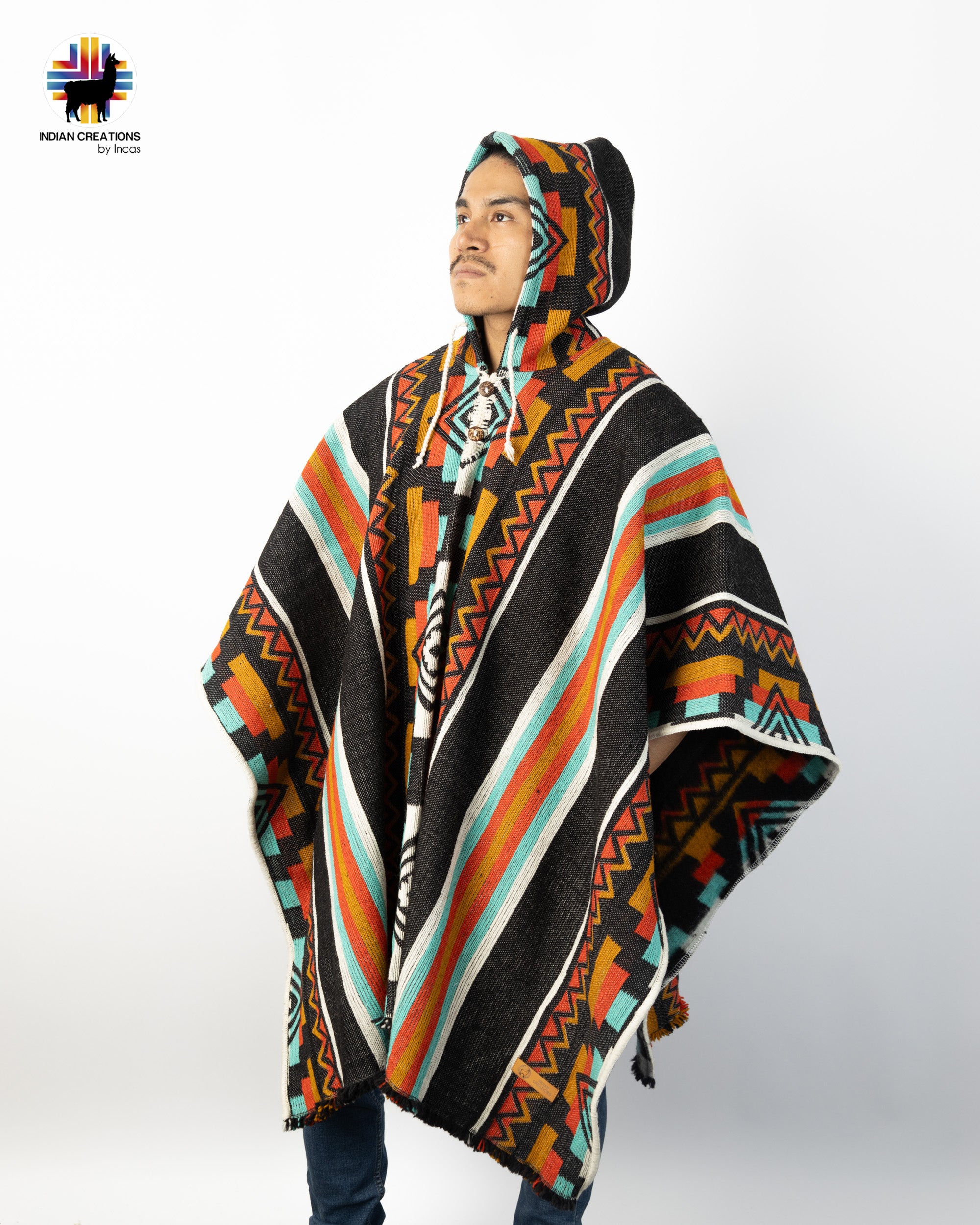 Strelitzia Reginae Luxurious Sheep Wool Poncho