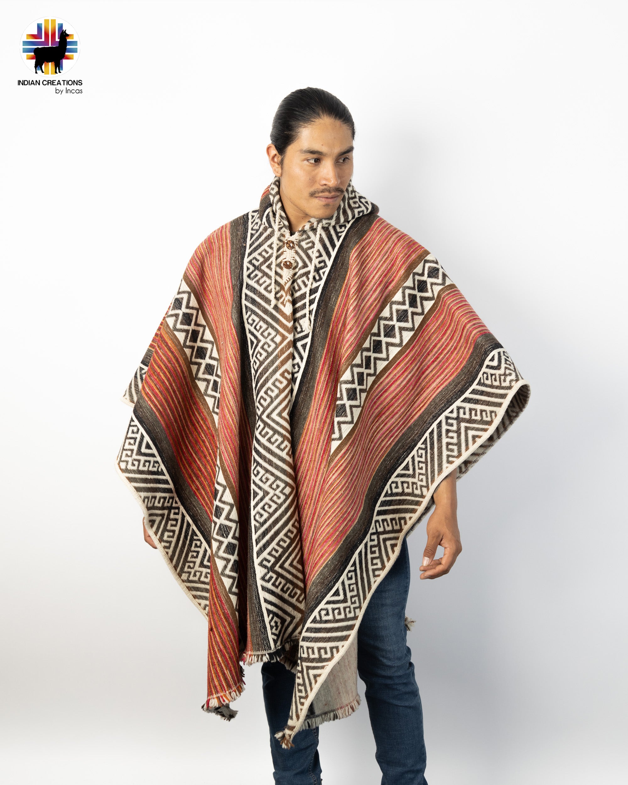 Sky Yarrow Luxurious Sheep Wool Poncho