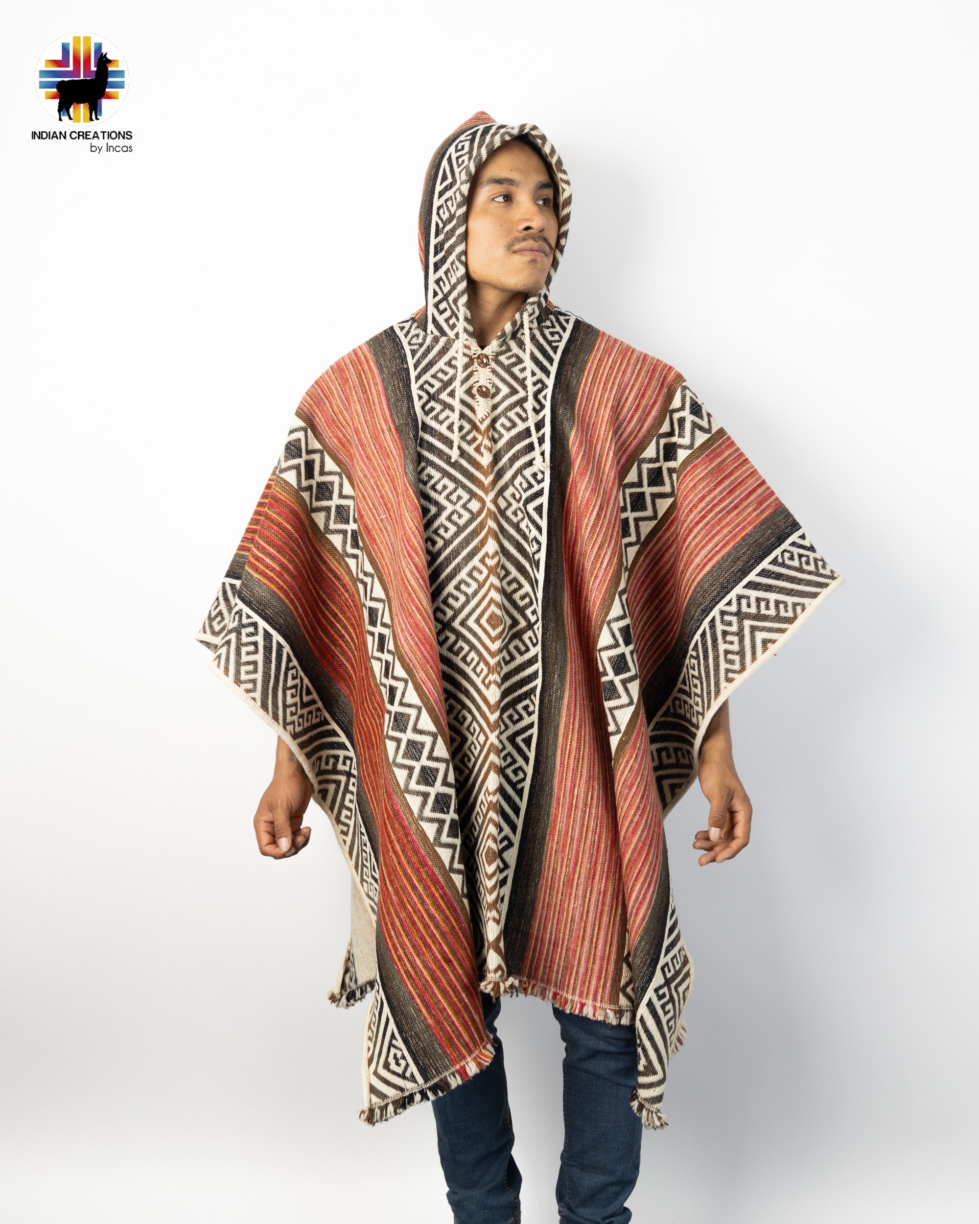 Sky Yarrow Luxurious Sheep Wool Poncho