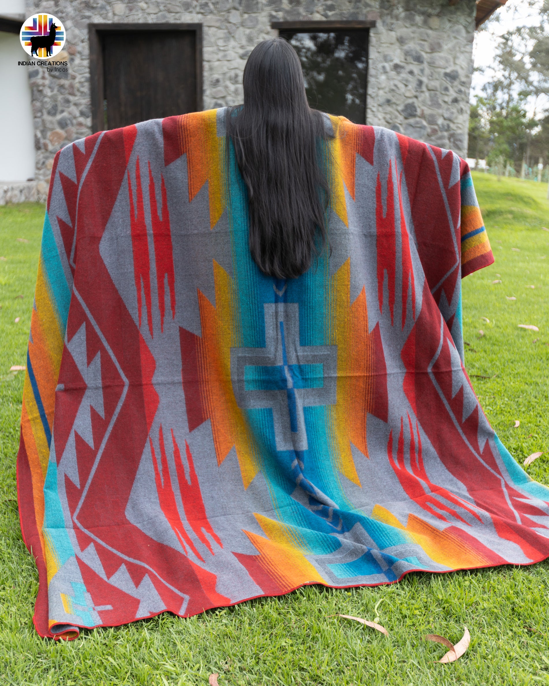 KING SIZE and Heavy-Duty Alpaca Blanket (Citlaltépetl)