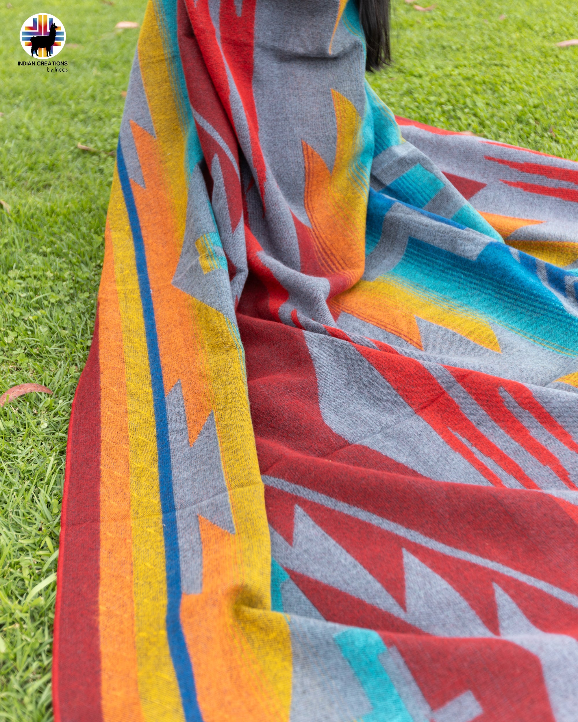 KING SIZE and Heavy-Duty Alpaca Blanket (Citlaltépetl)