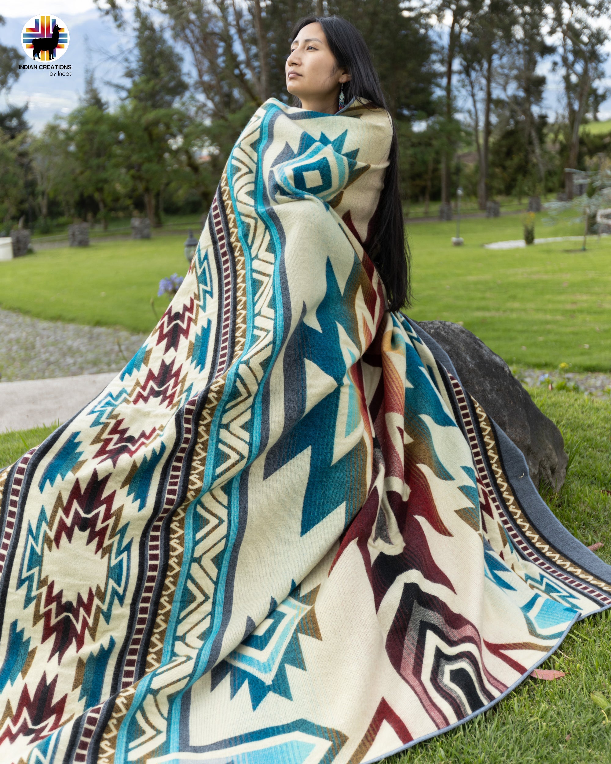 The Nile Alpaca Blanket