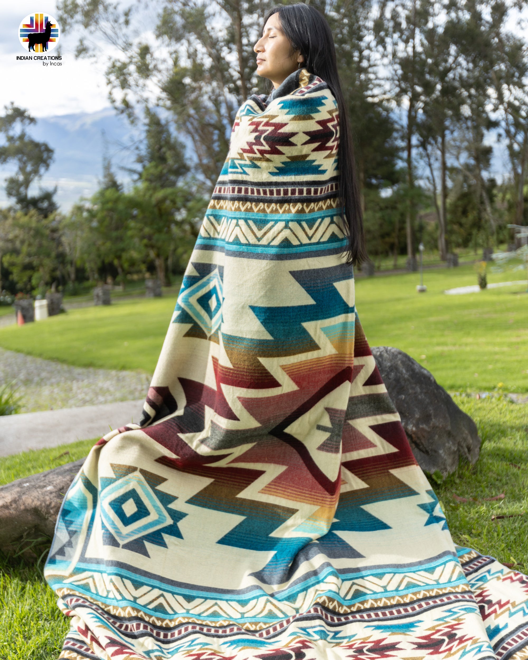 The Nile Alpaca Blanket