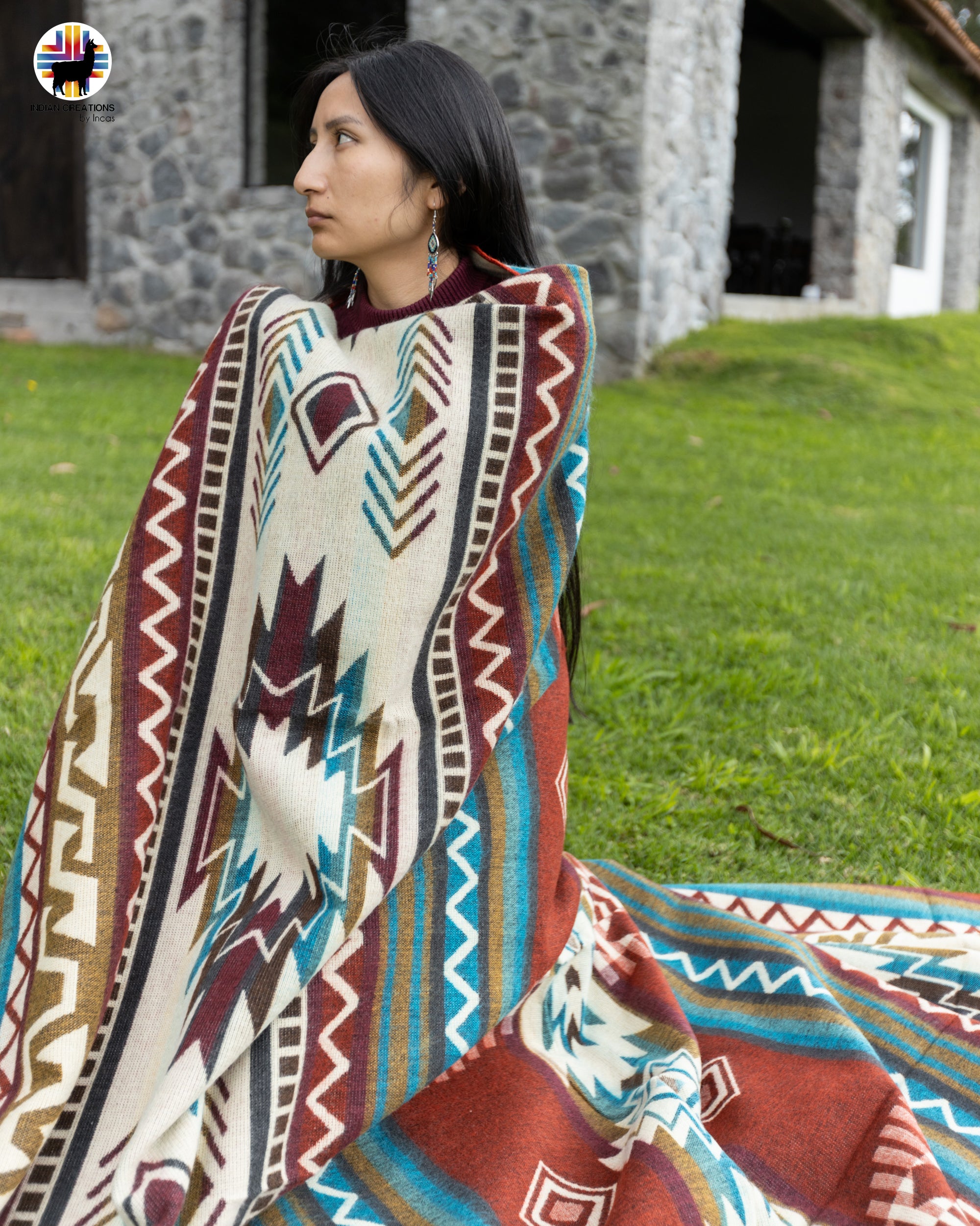 KING SIZE and Heavy-Duty Alpaca Blanket (Essential Ancient)