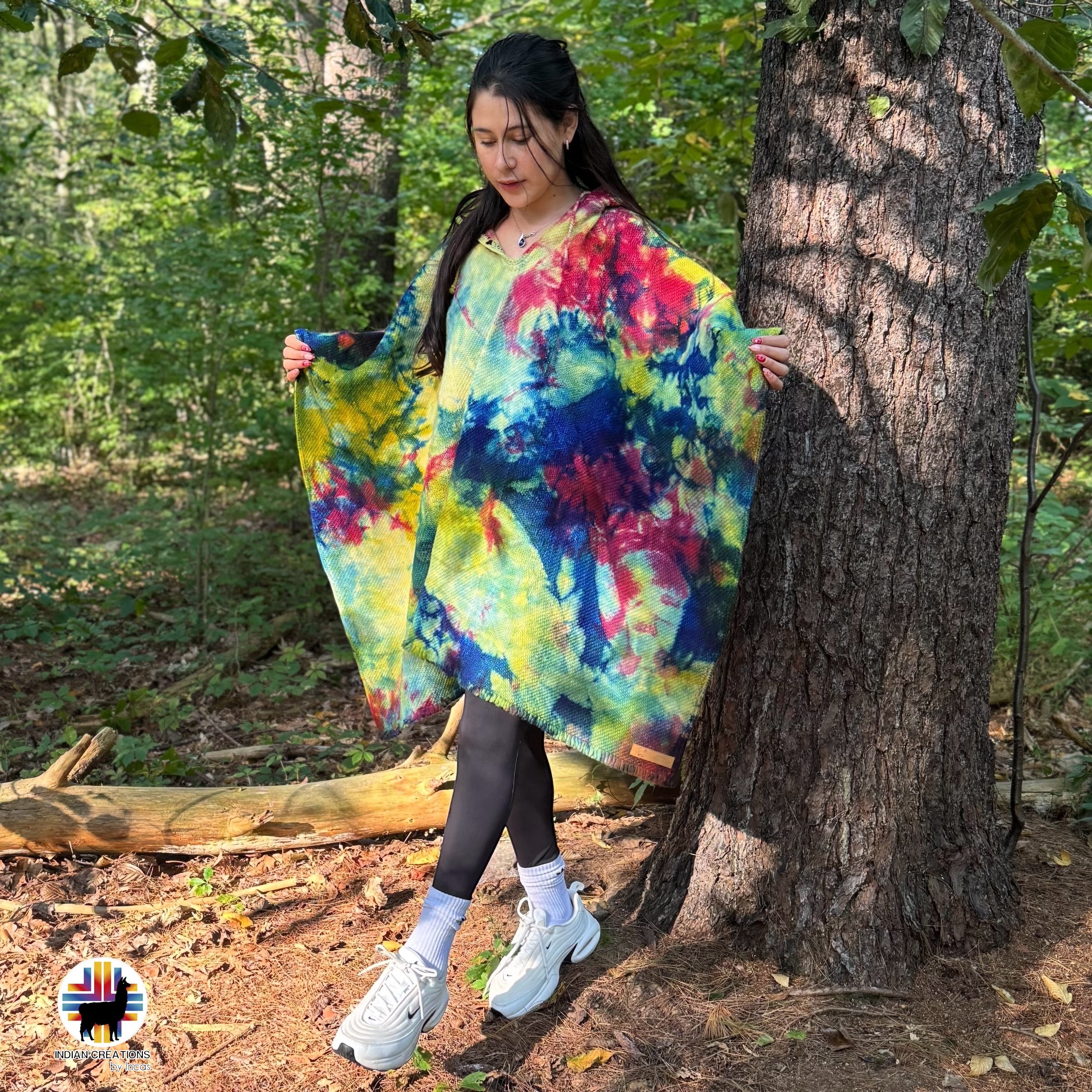 Cockscomb Wool Poncho