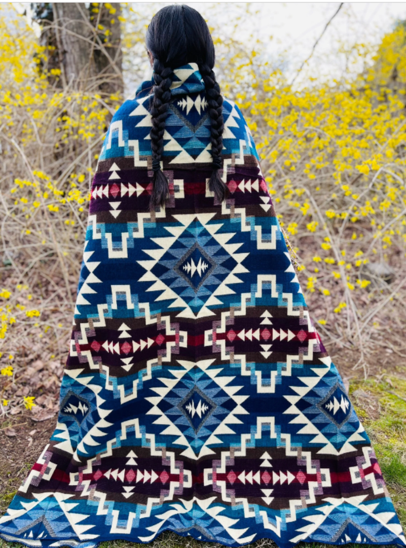 Crystal Channel Alpaca Blanket
