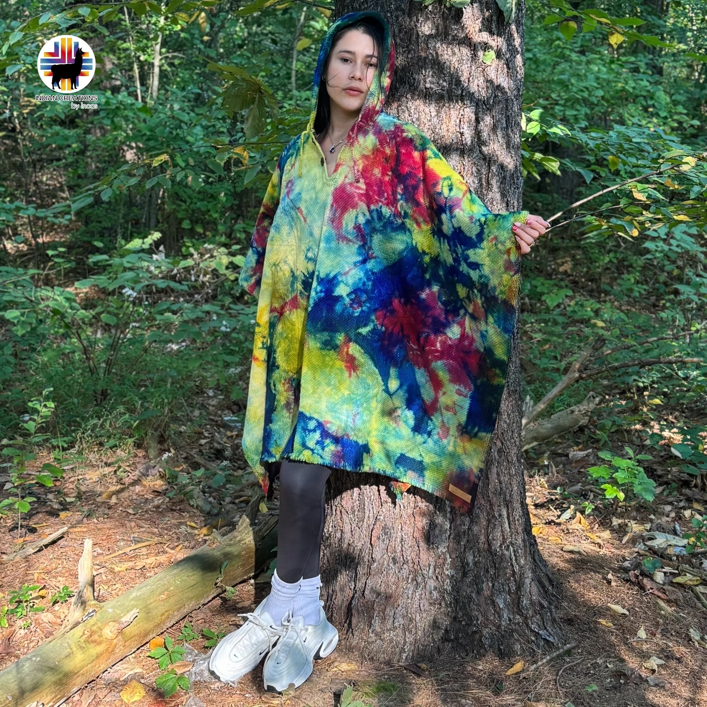 Cockscomb Wool Poncho