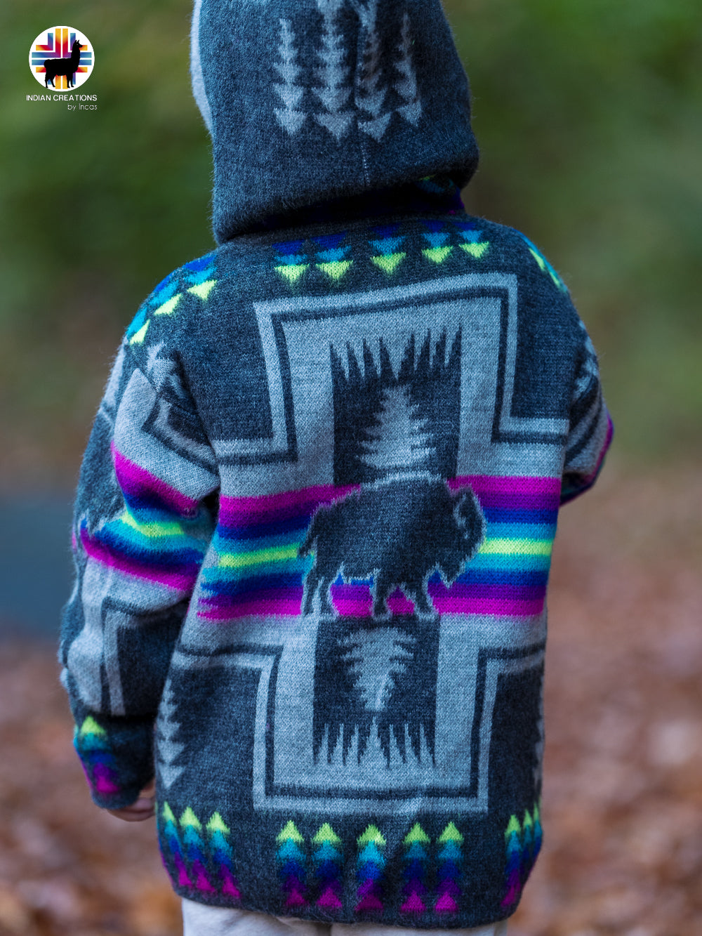 Buffalo Dreams Handmade Native Alpaca Toddlers/Kids Jacket