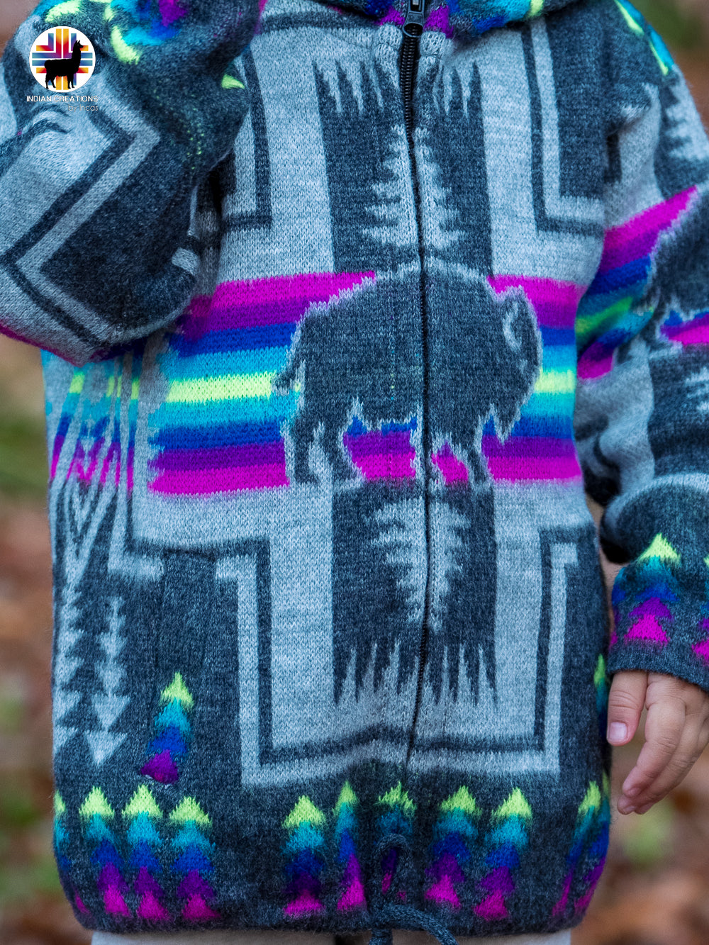 Buffalo Dreams Handmade Native Alpaca Toddlers/Kids Jacket