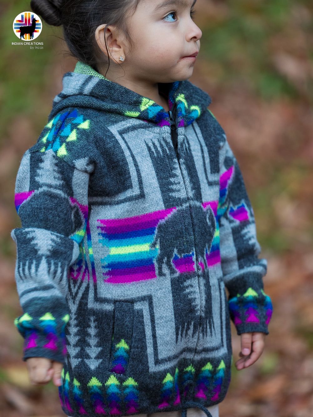 Buffalo Dreams Handmade Native Alpaca Toddlers/Kids Jacket