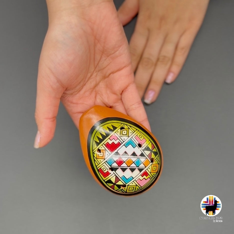 Handmade Ocarina. Clay Flute. Sound healing. Vibrations. Healing/energy.