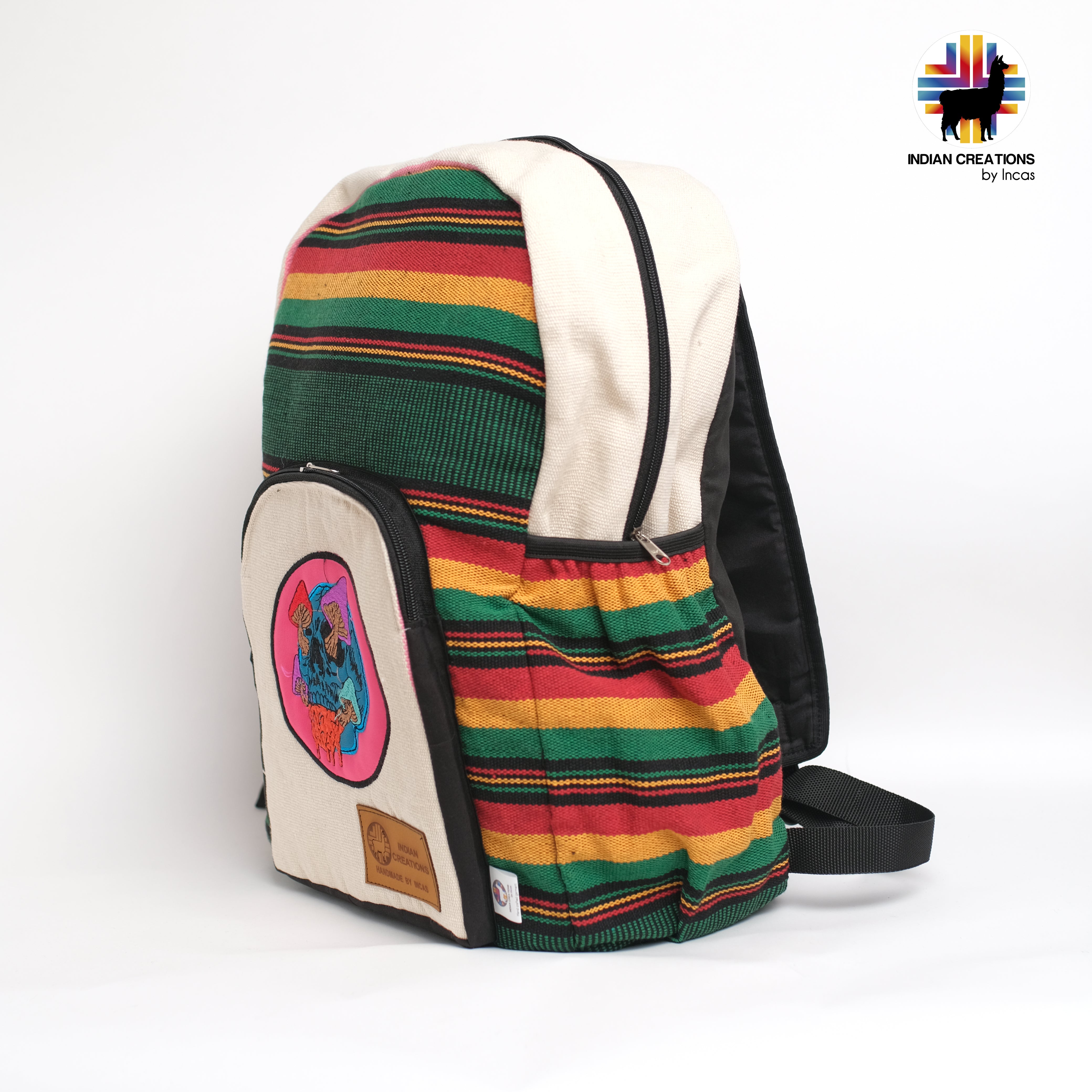 Rasta Zoanthid Handmade Backpack