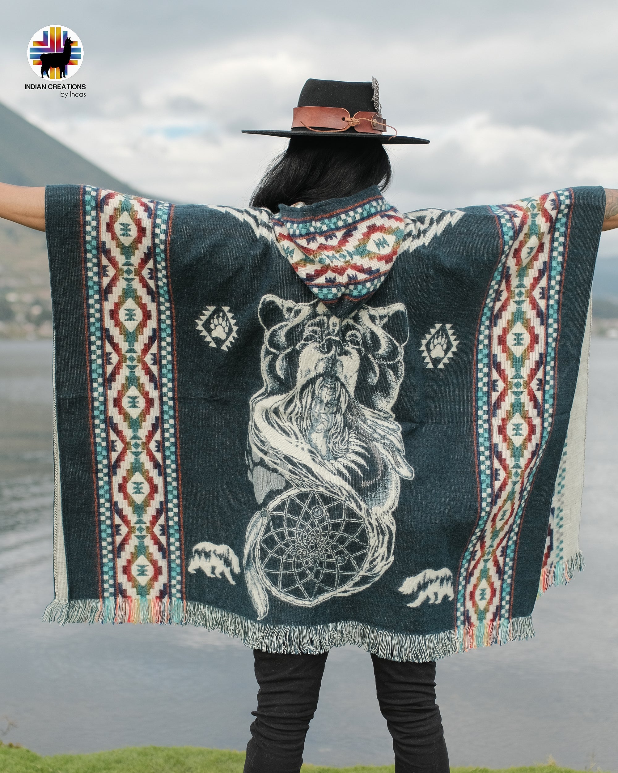 Elemental Bear Alpaca Poncho