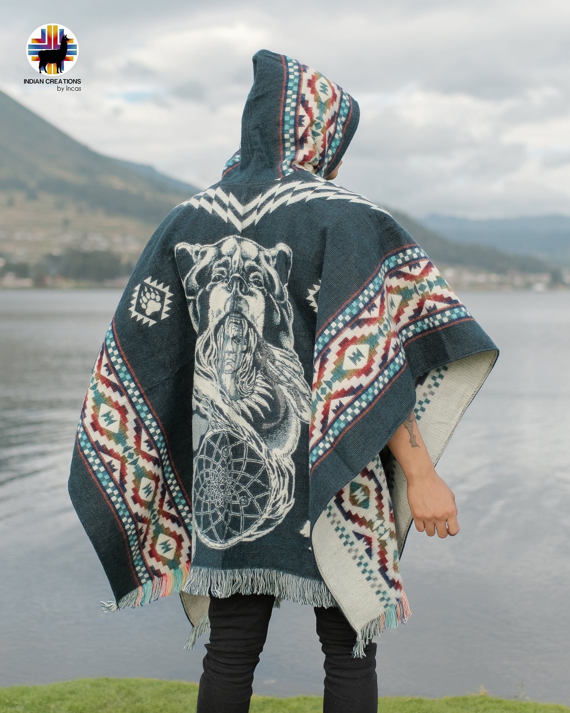 Elemental Bear Alpaca Poncho