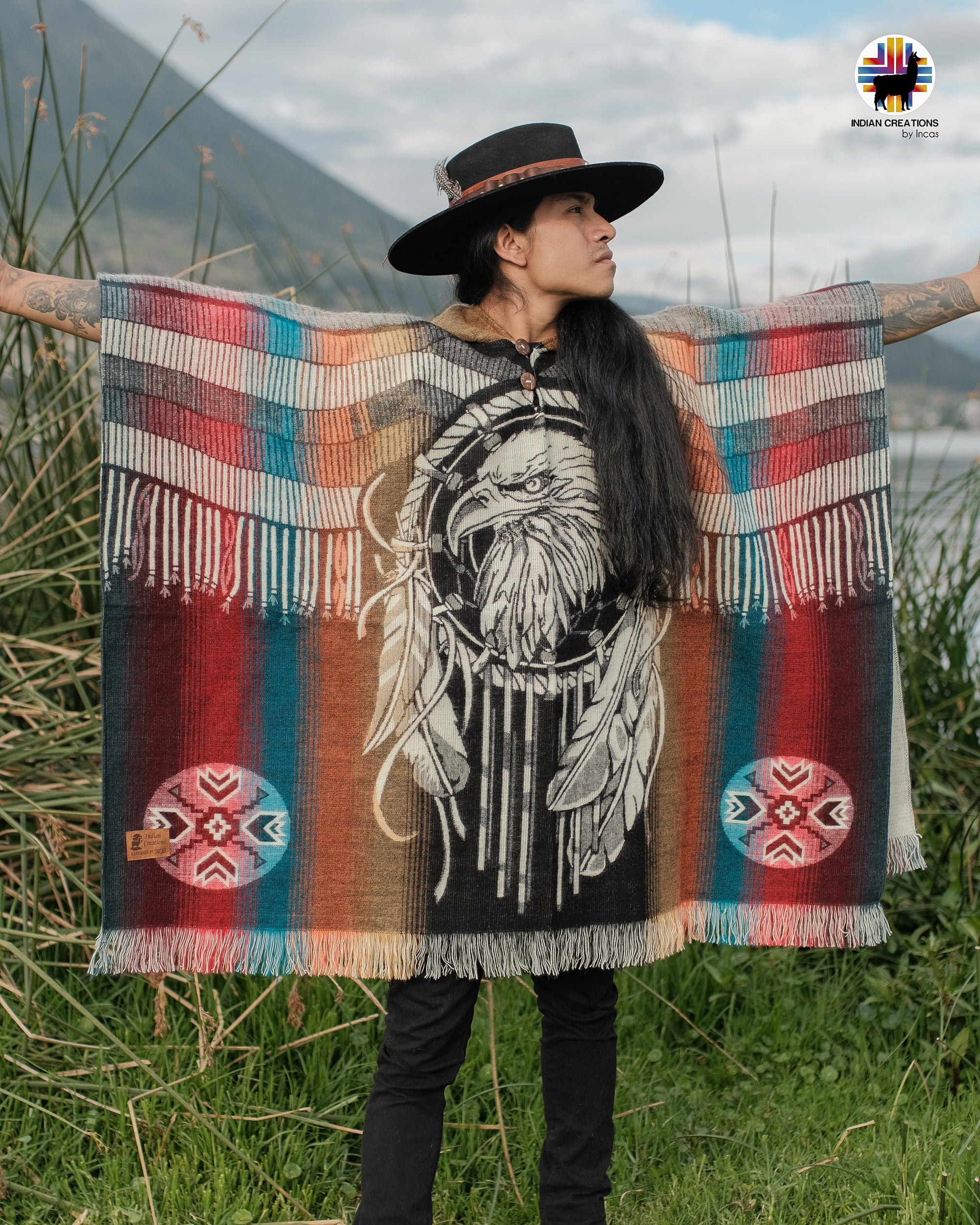 Eagle Dreams Alpaca Poncho